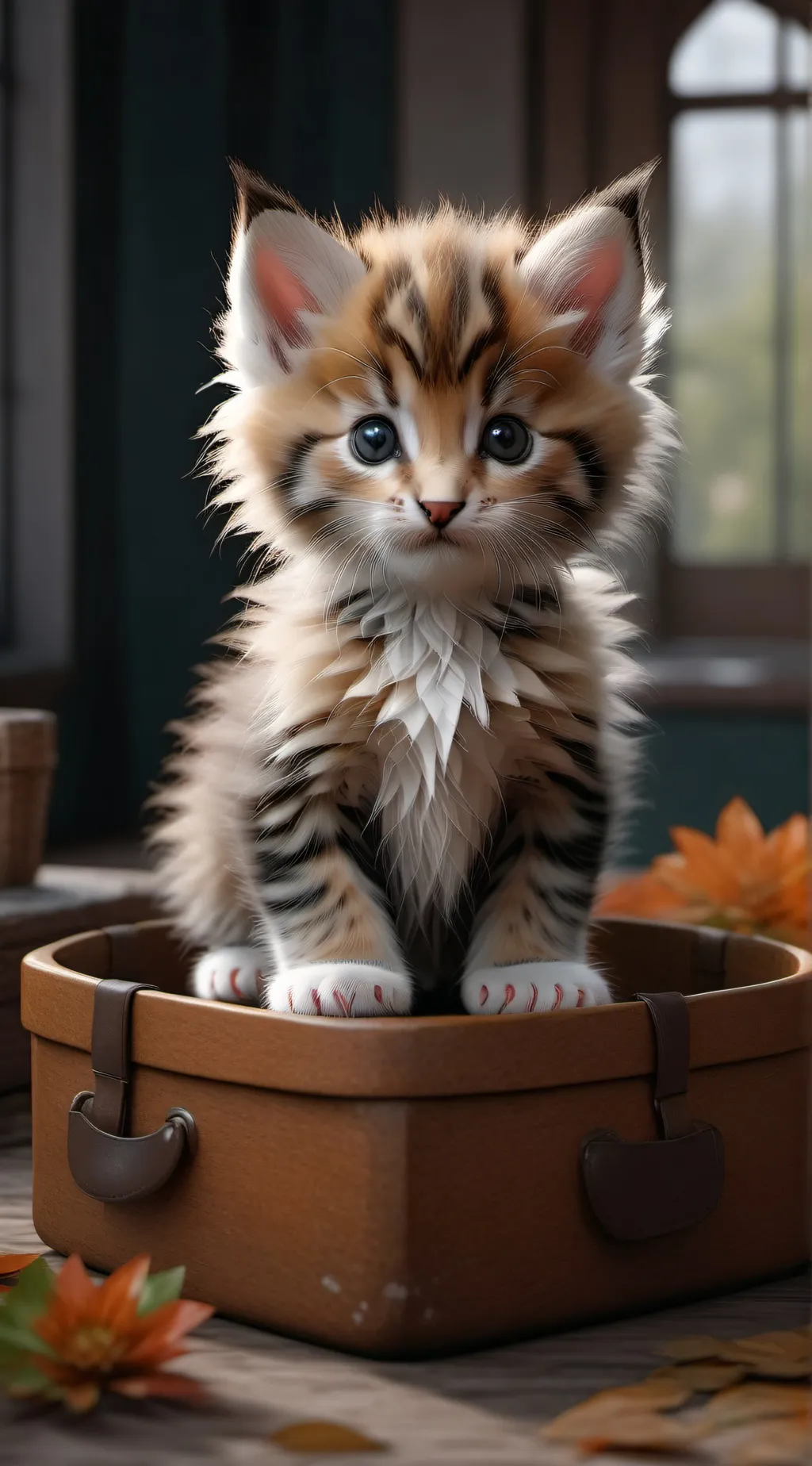 ai character: Kitten (u name) background