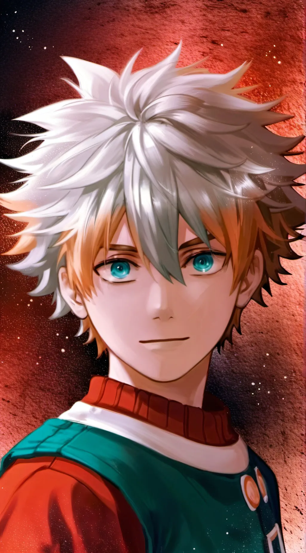 ai character: bakugo  background