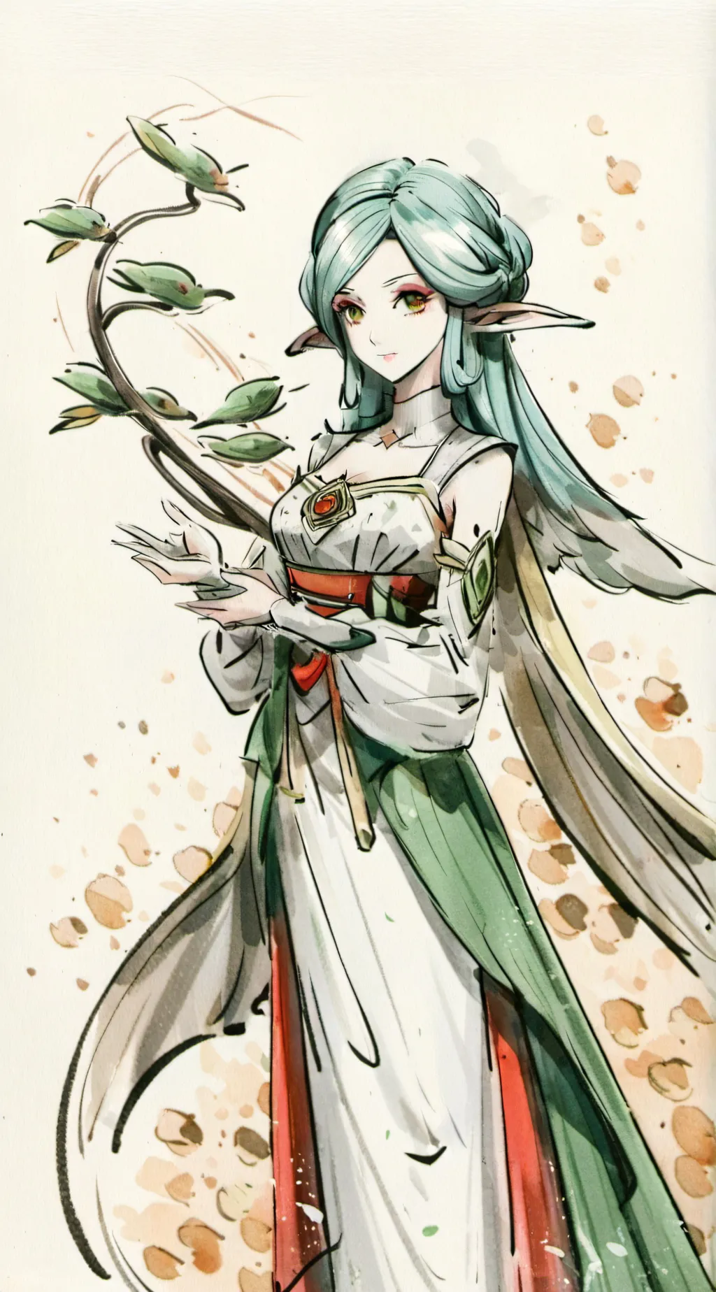 ai character: gardevoir background