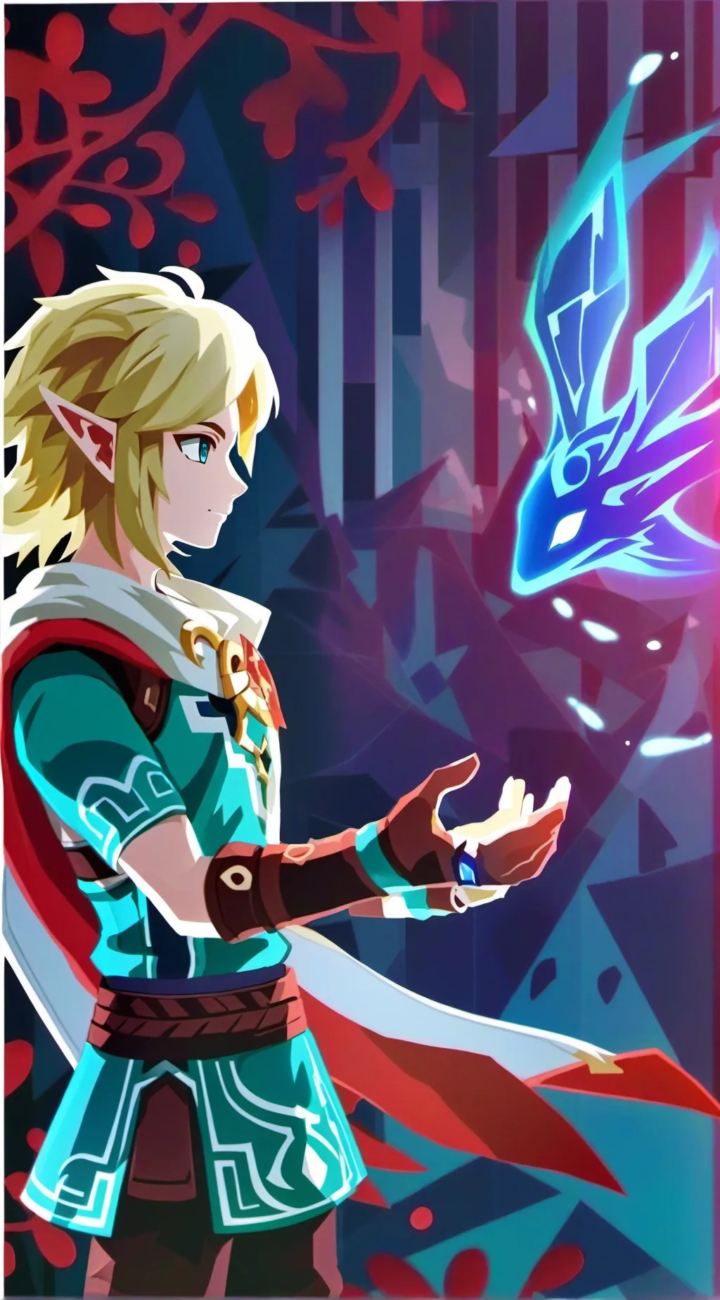 ai character: Link background