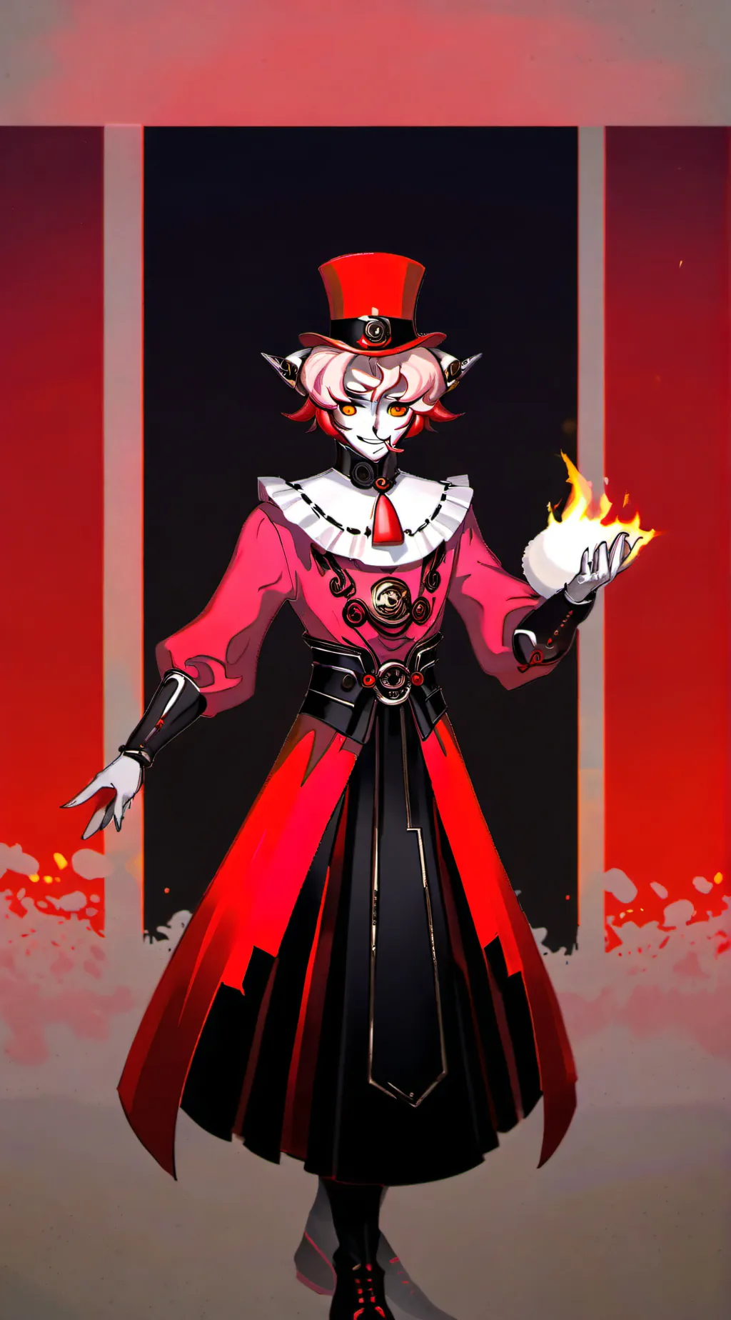 ai character: Apple radio  background