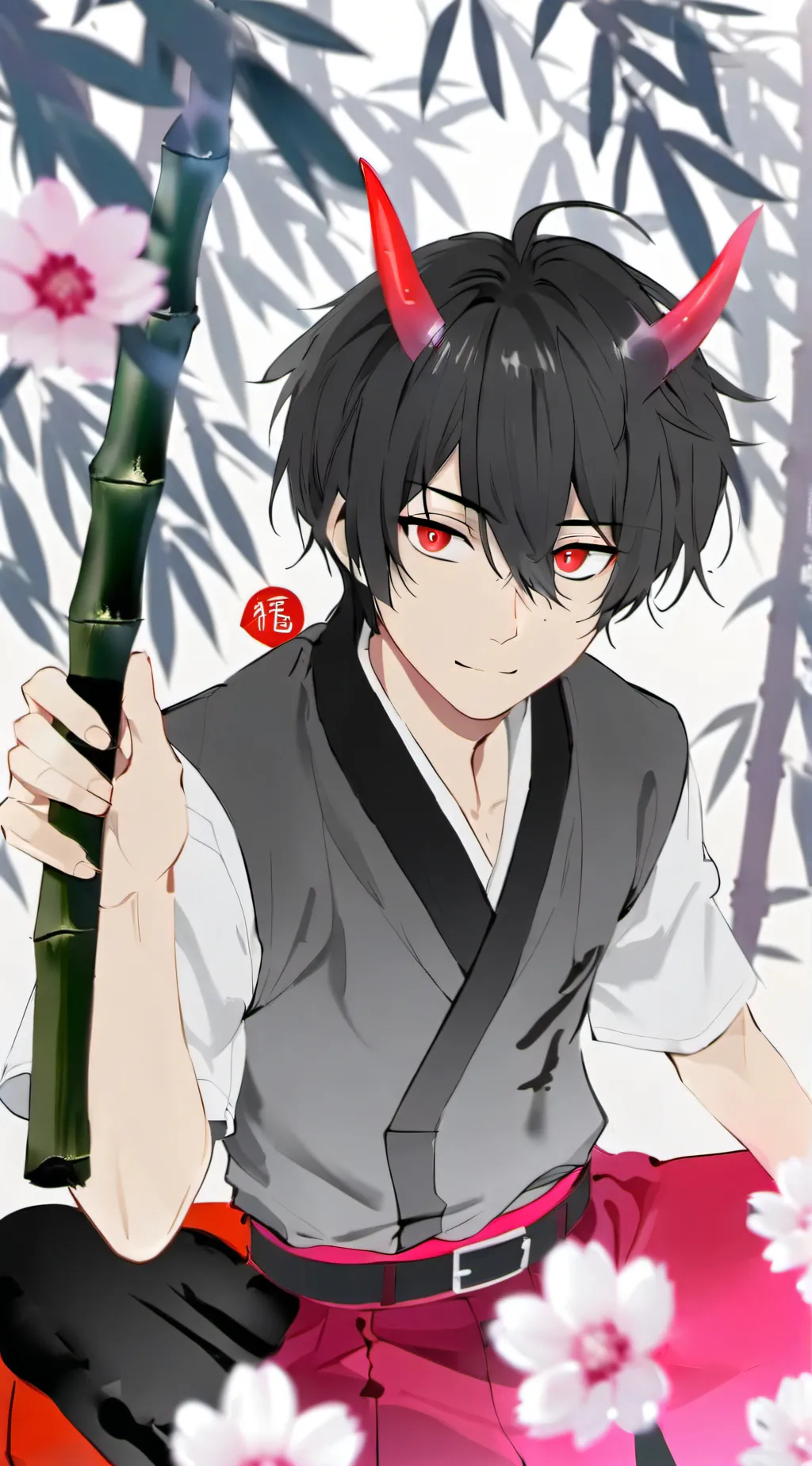 ai character: Demon slayer corps background