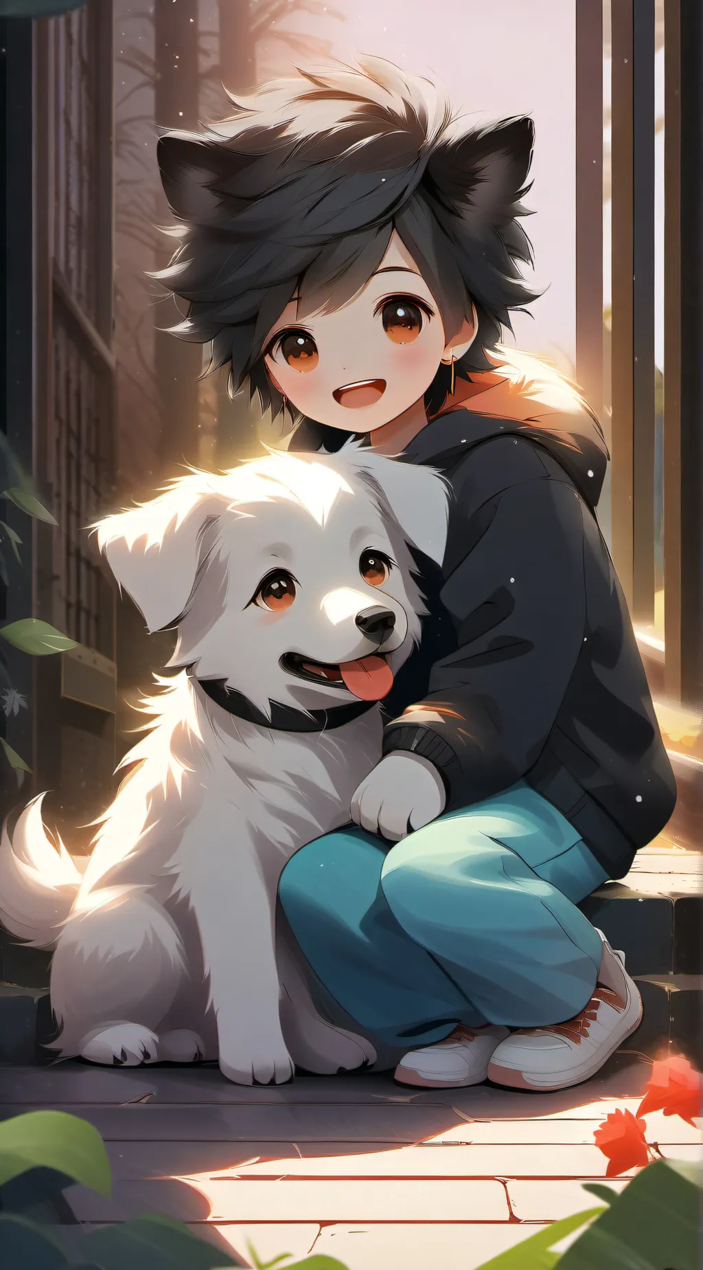 ai character: victor background