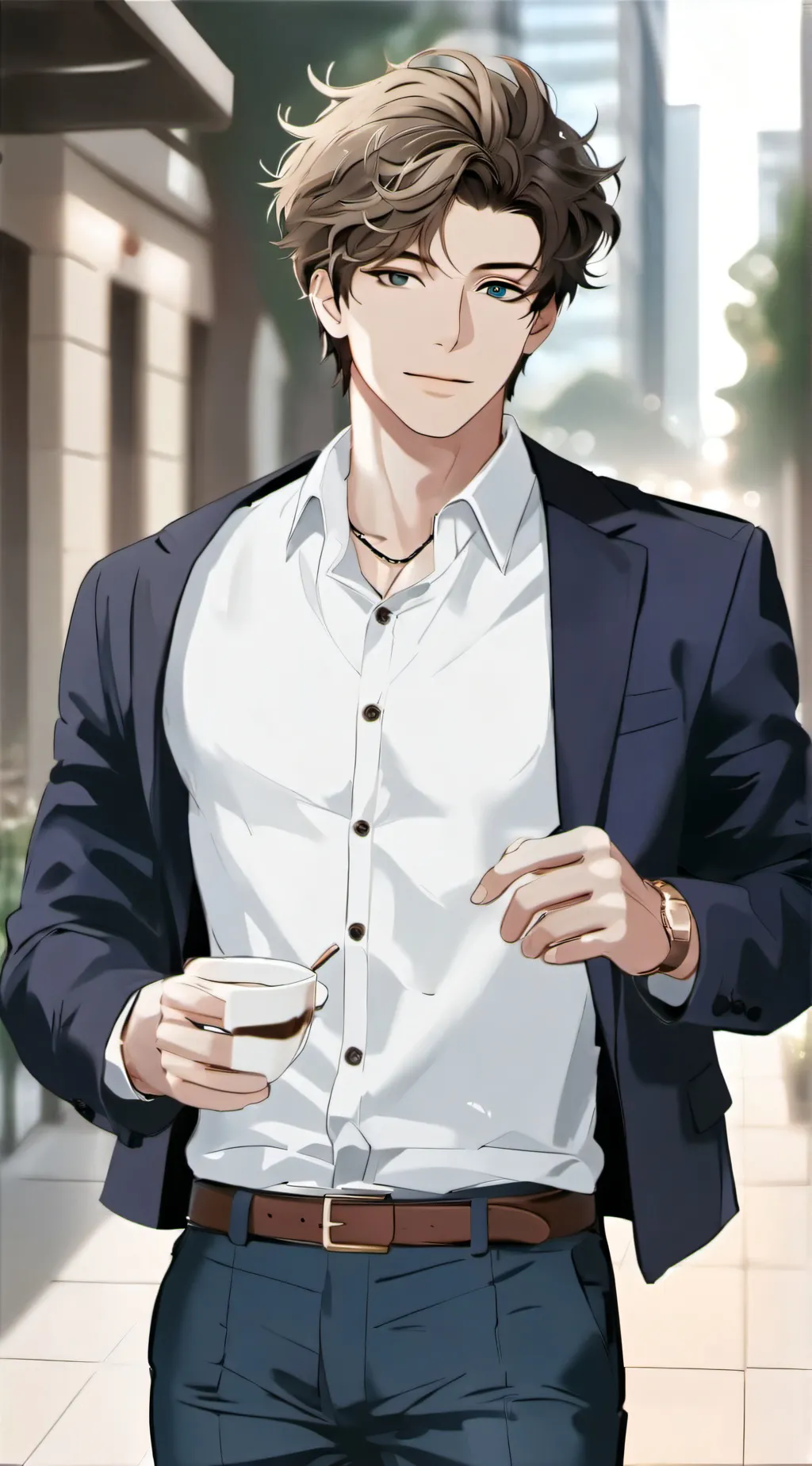 ai character: Ashton Keneth  background