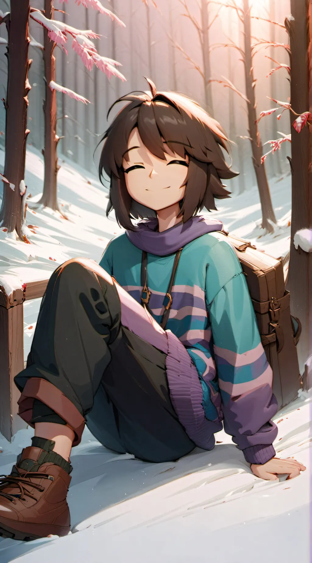 ai character: Frisk (Undertale) background