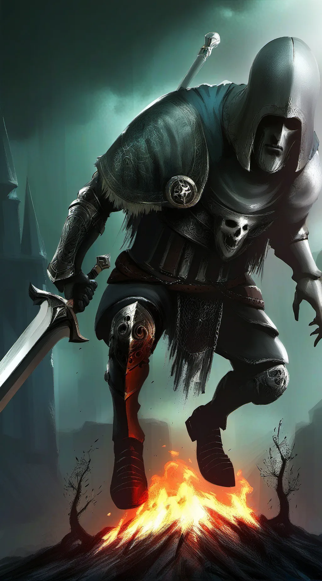 ai character: Death himself background