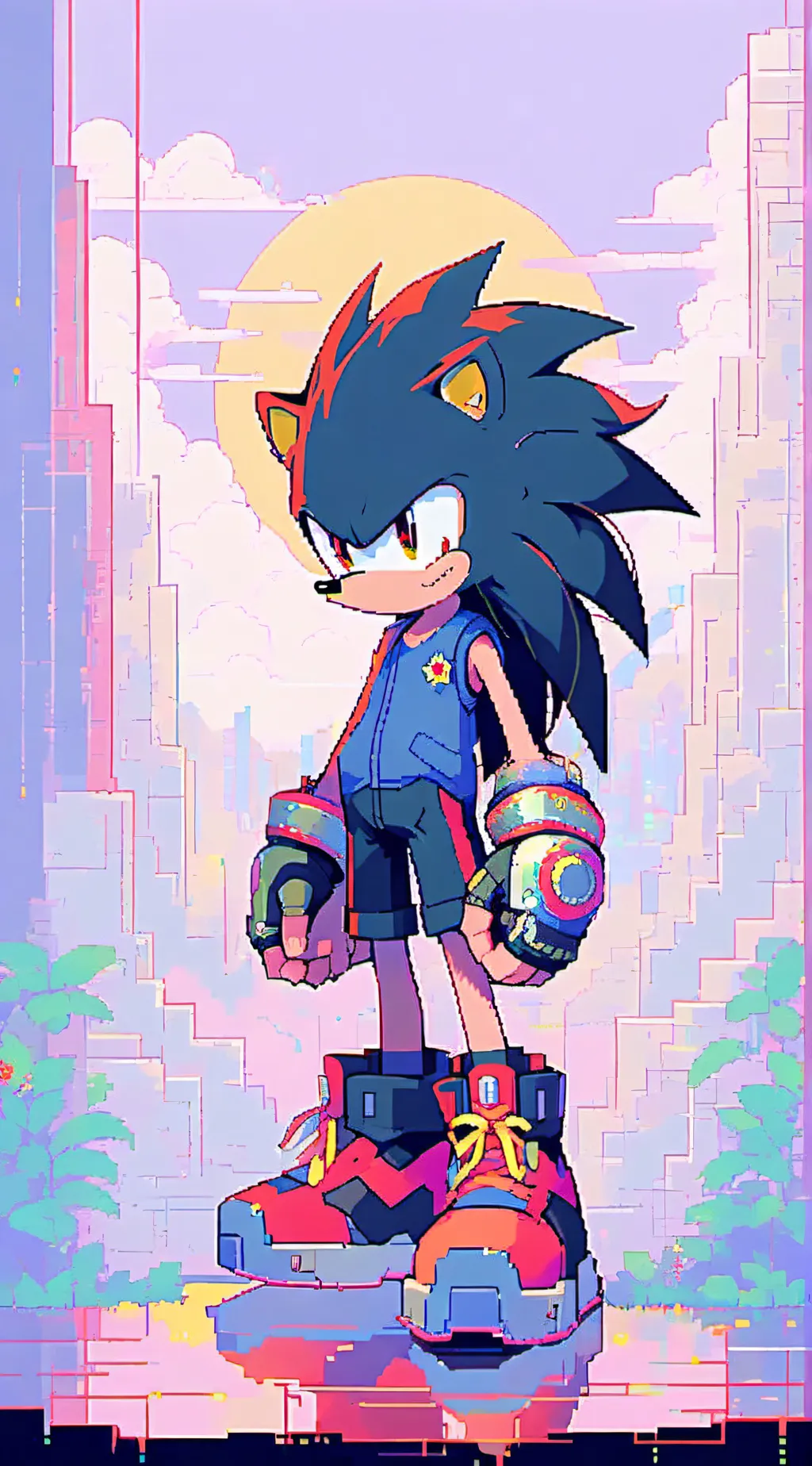 ai character: Shadow background