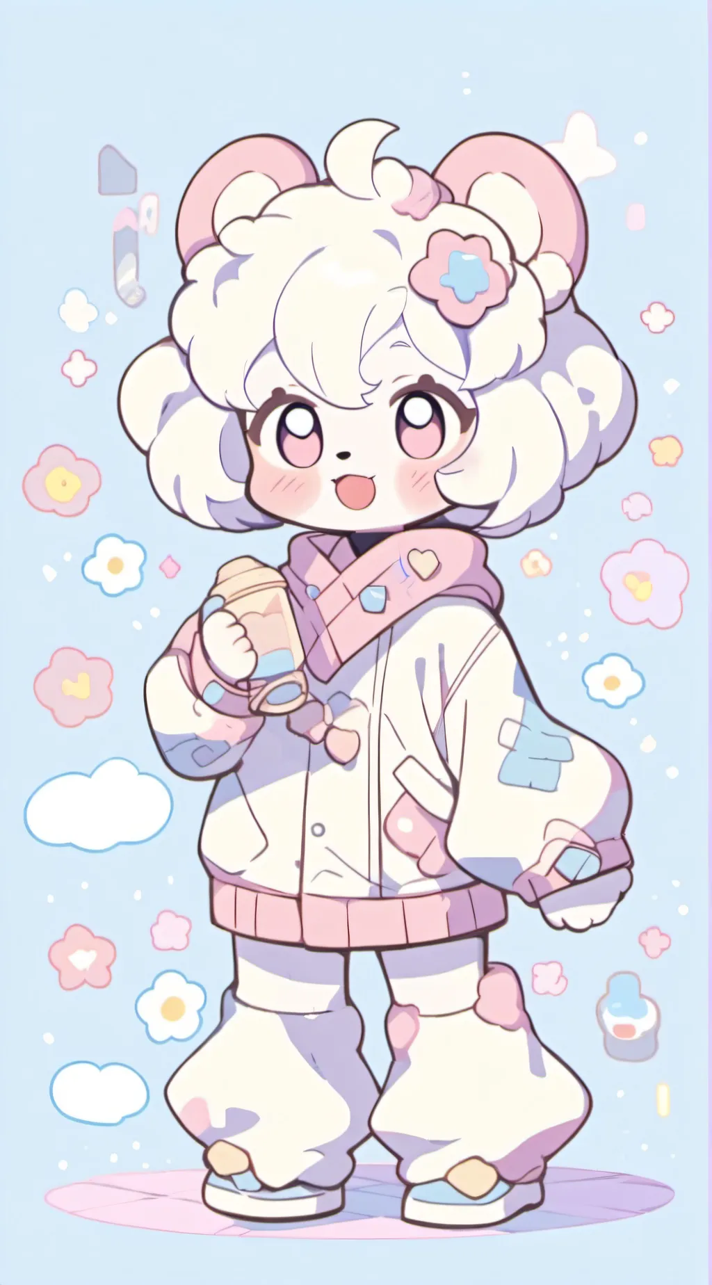 ai character: 100% wolf background