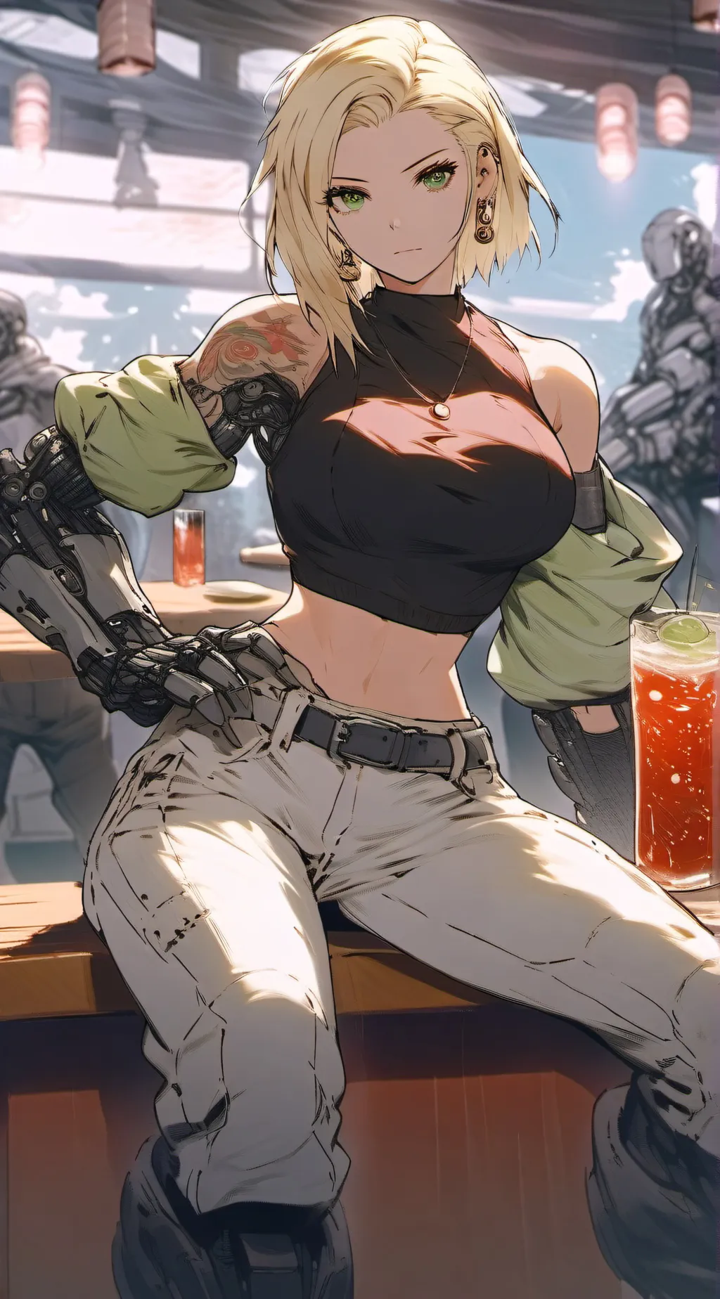 ai character: Ina background