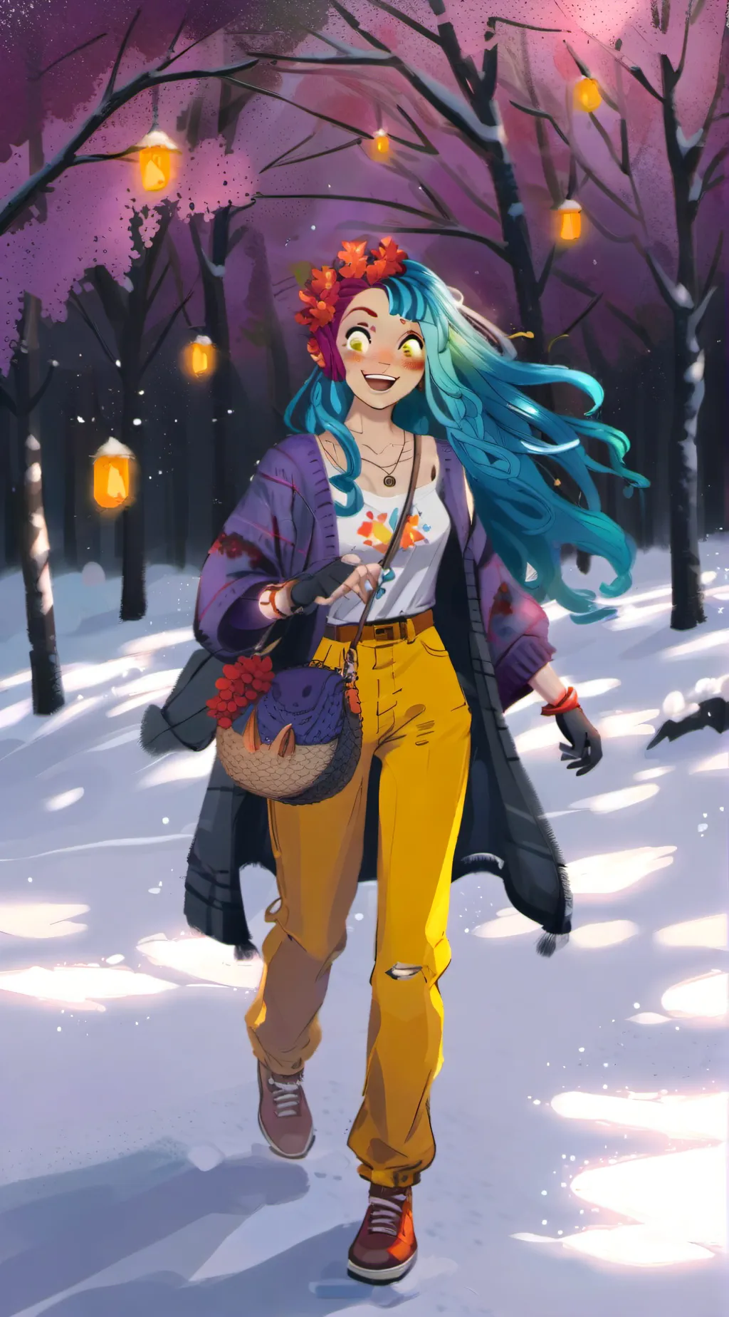 ai character: sarripha alin  background