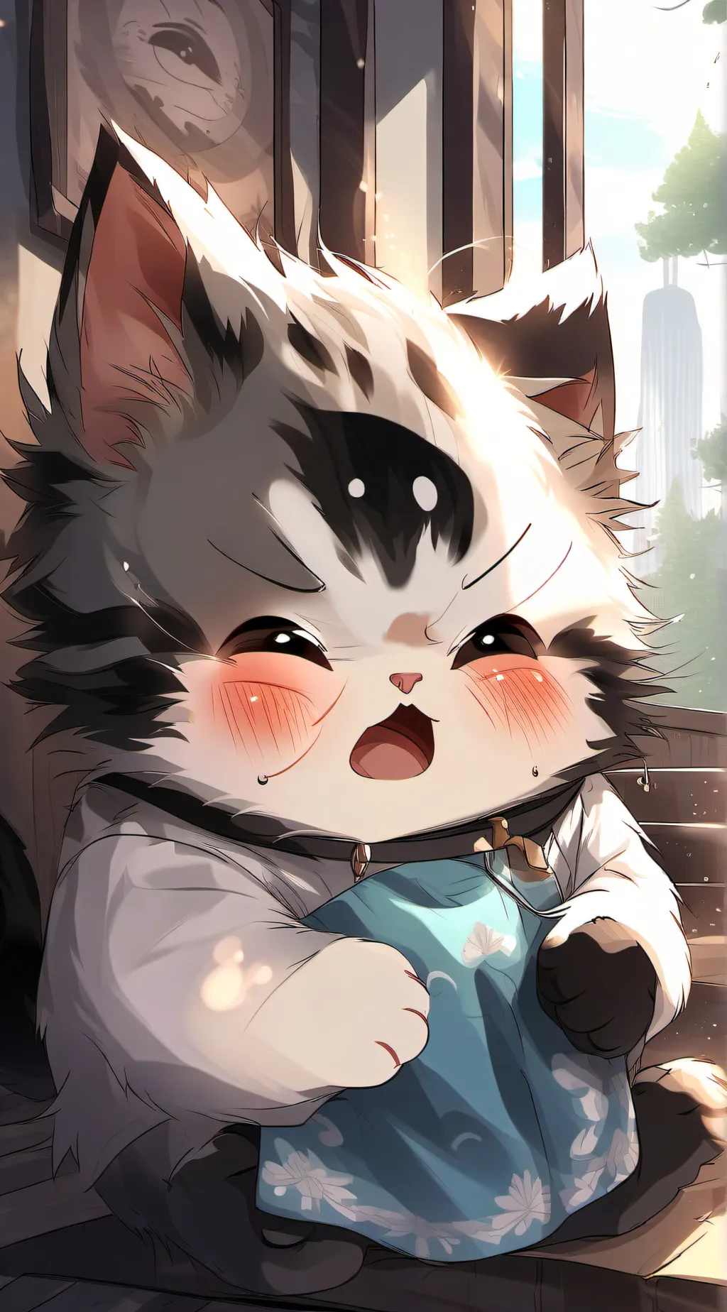 ai character: fatty background