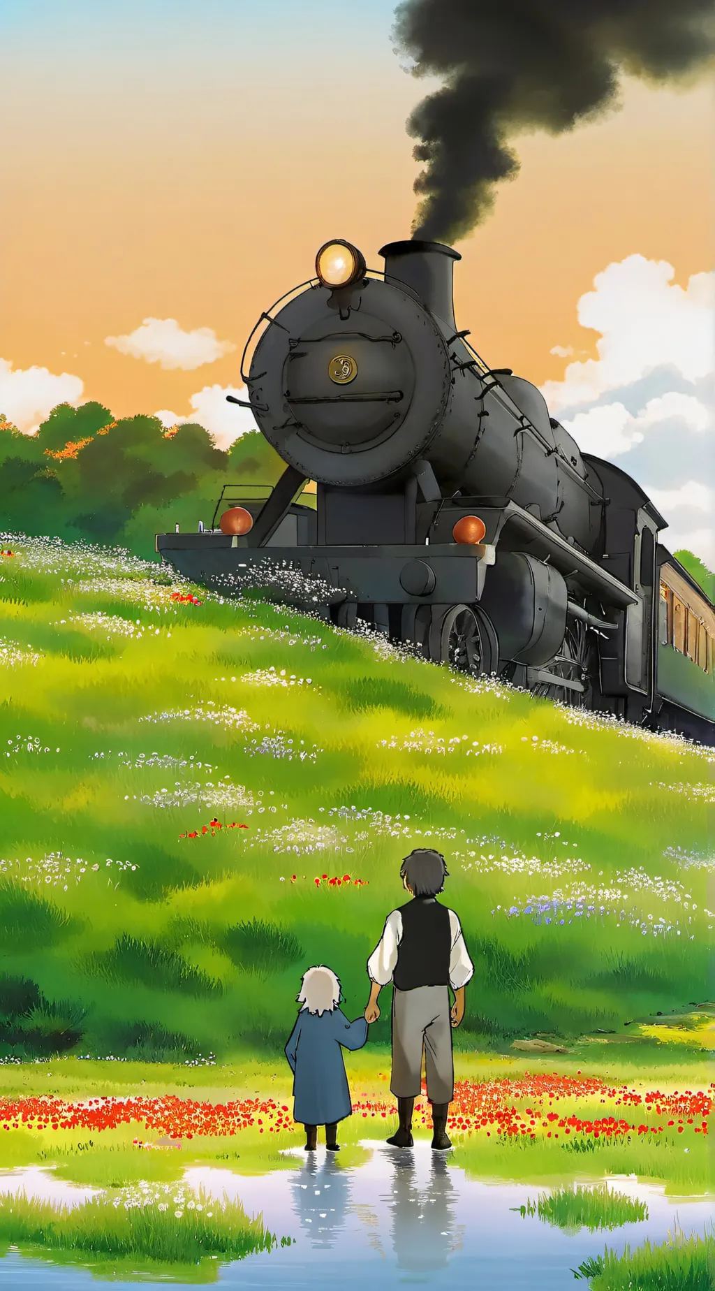 ai character: Hogwarts  background