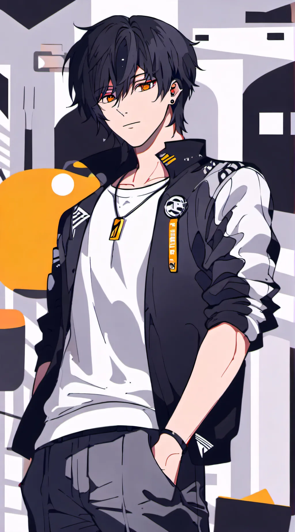 ai character: zero(づ￣ ³￣)づ background