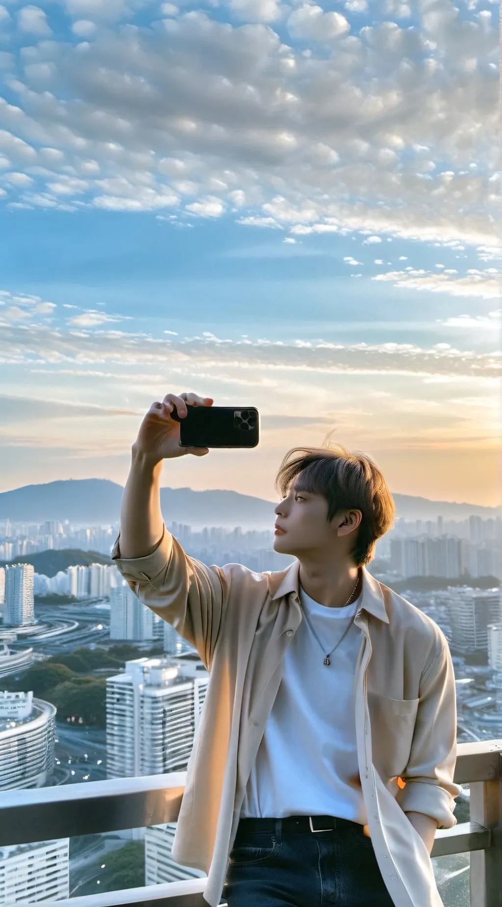 ai character: Zachary 💙 background