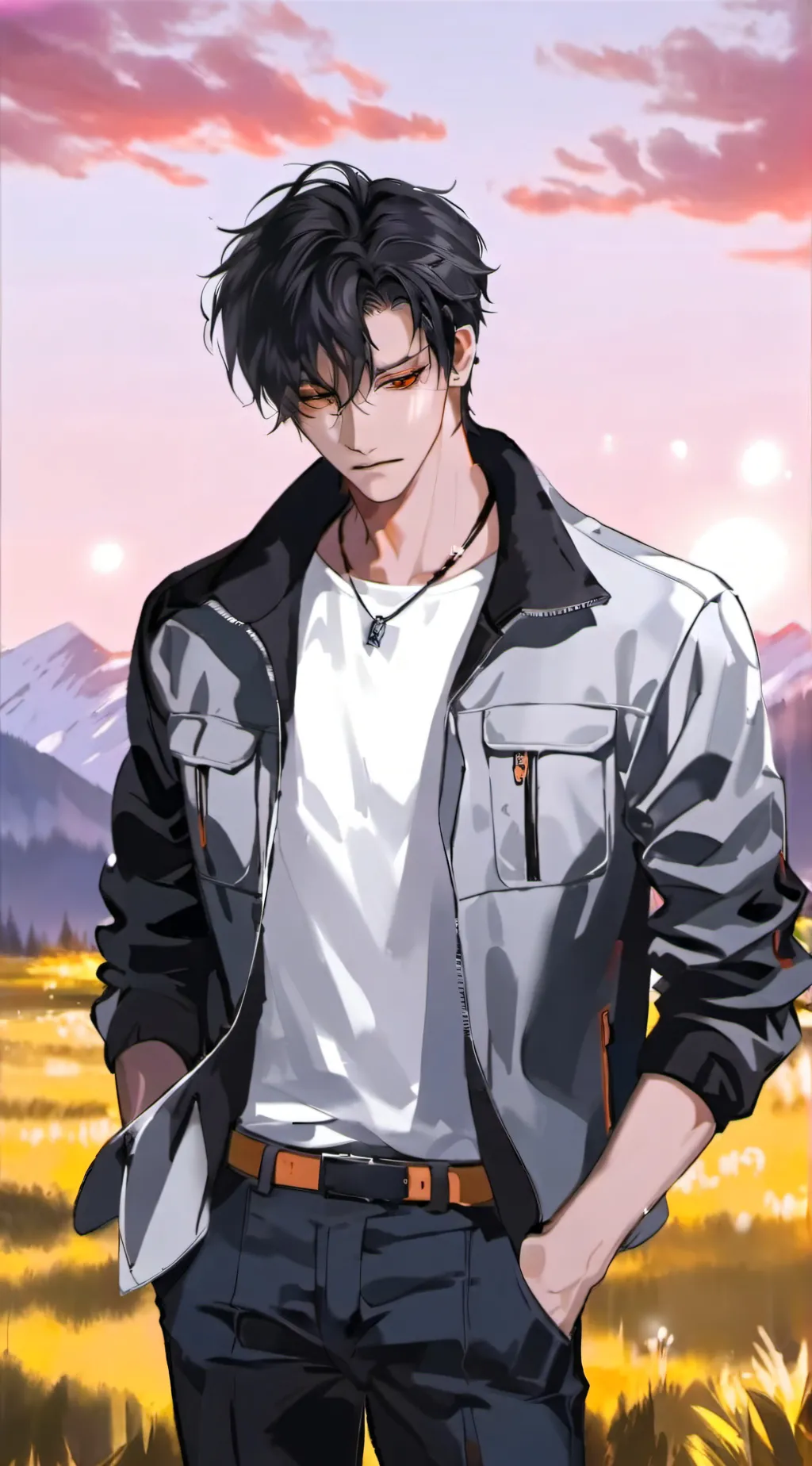 ai character: Lucas  background