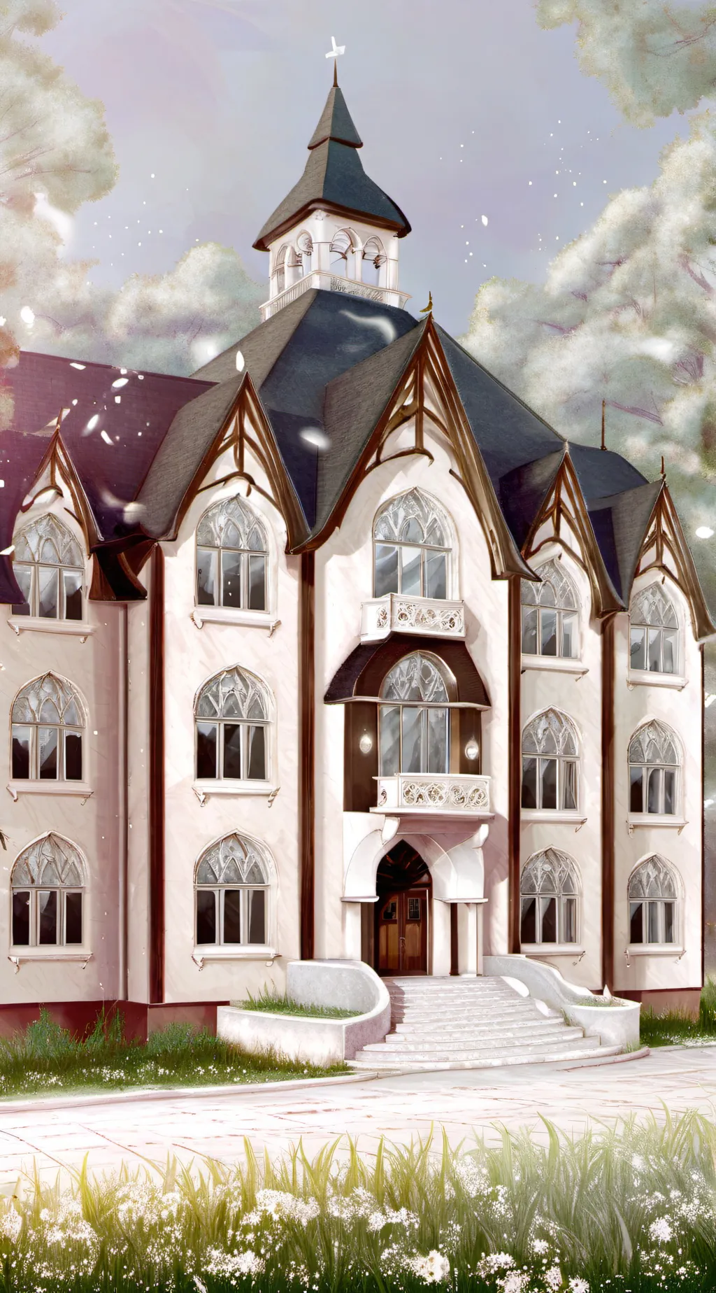 ai character: school  background