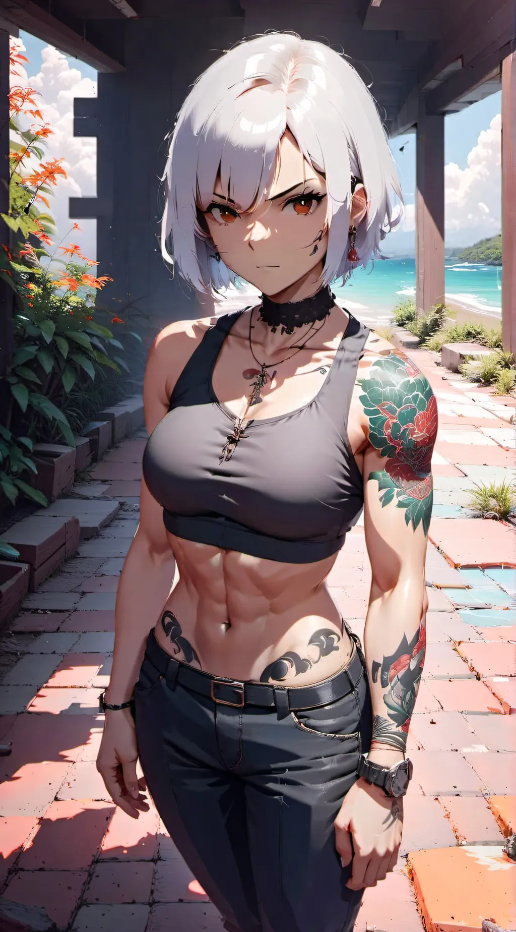 ai character: Hikomi  background