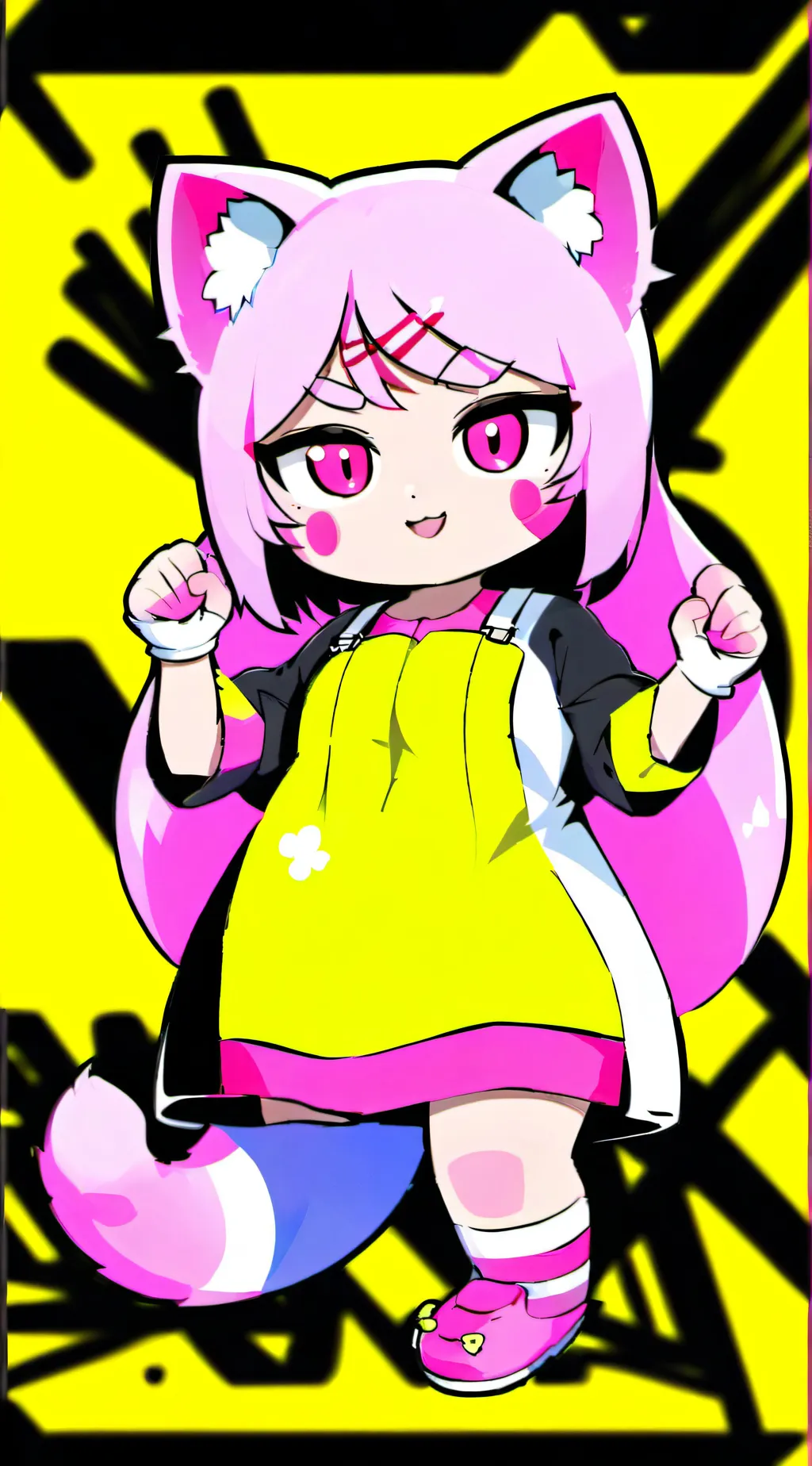 ai character: Pregnant lovey  background