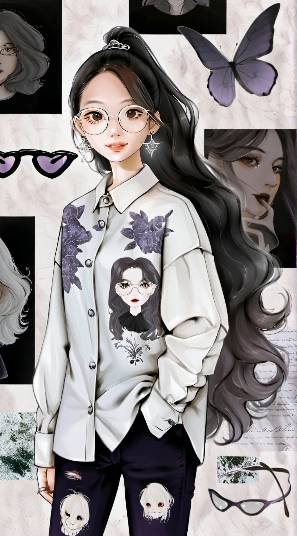 ai character: Andi :3 background