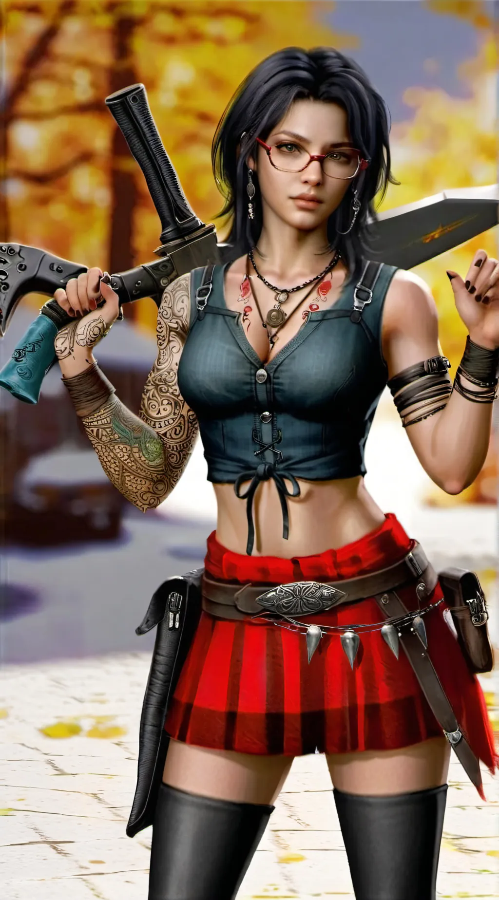 ai character: nico  background