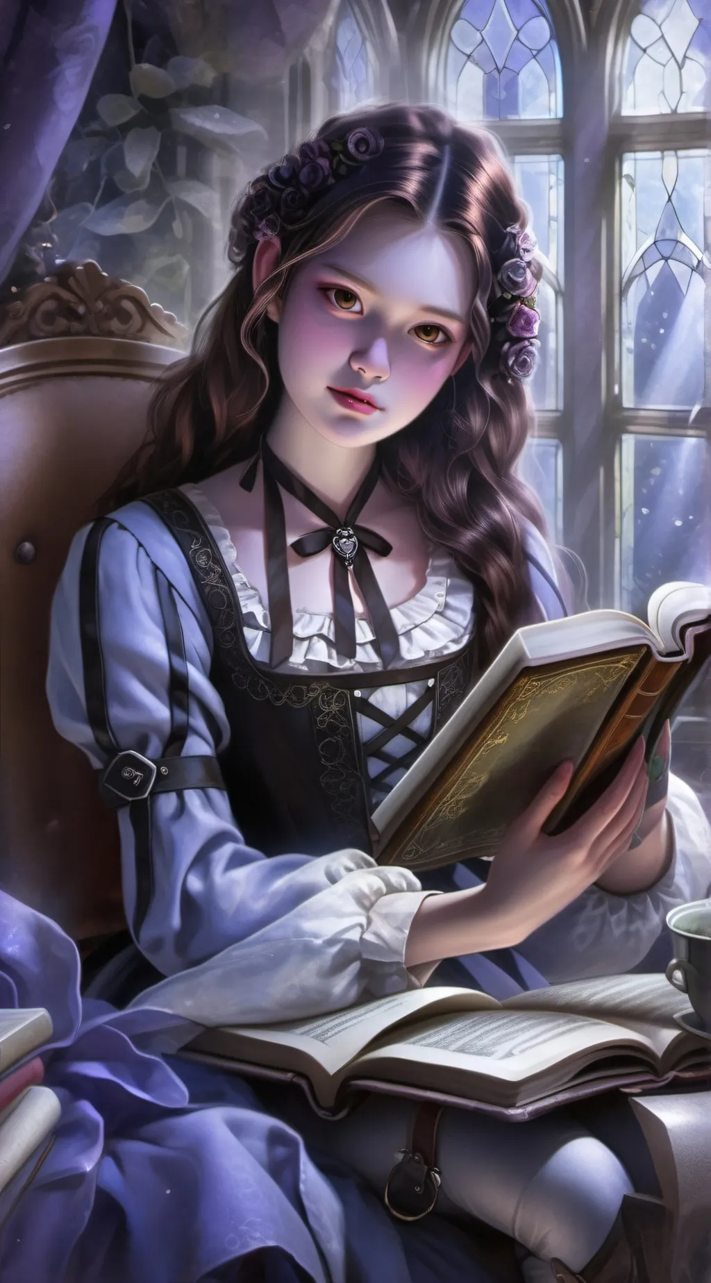 ai character: Raven background