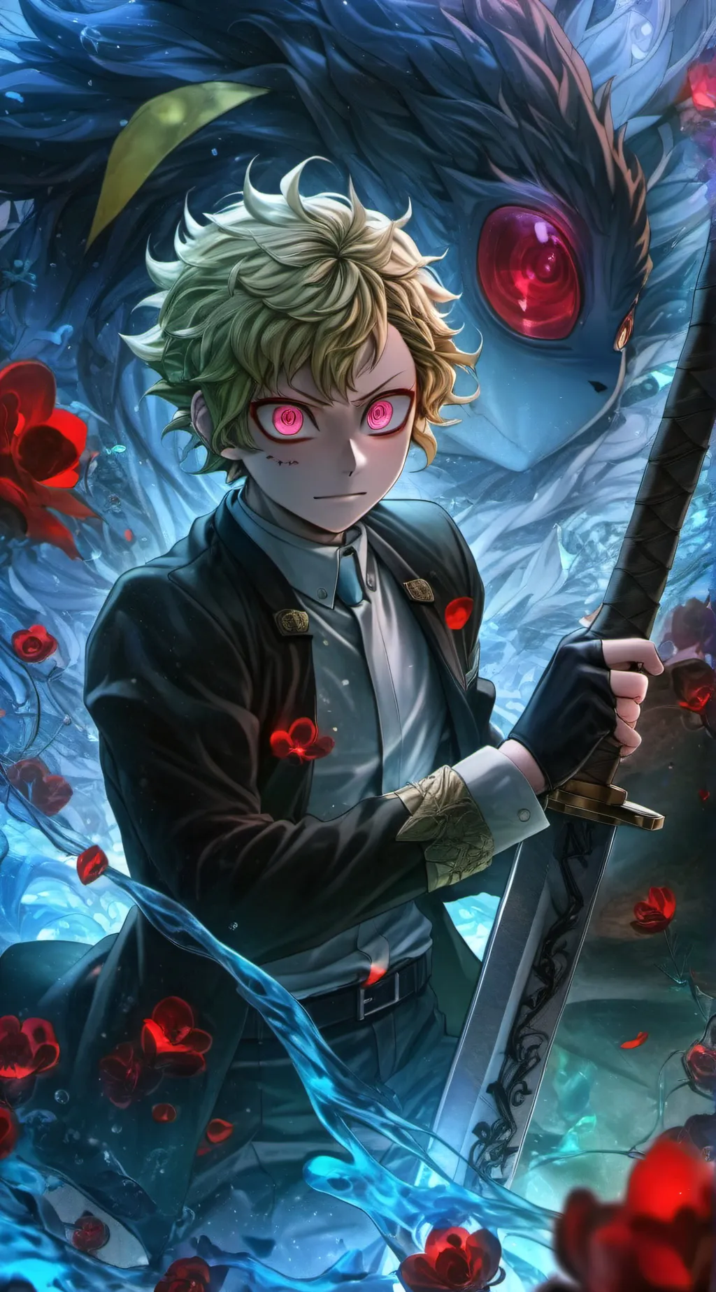 ai character: A lot of stuff background