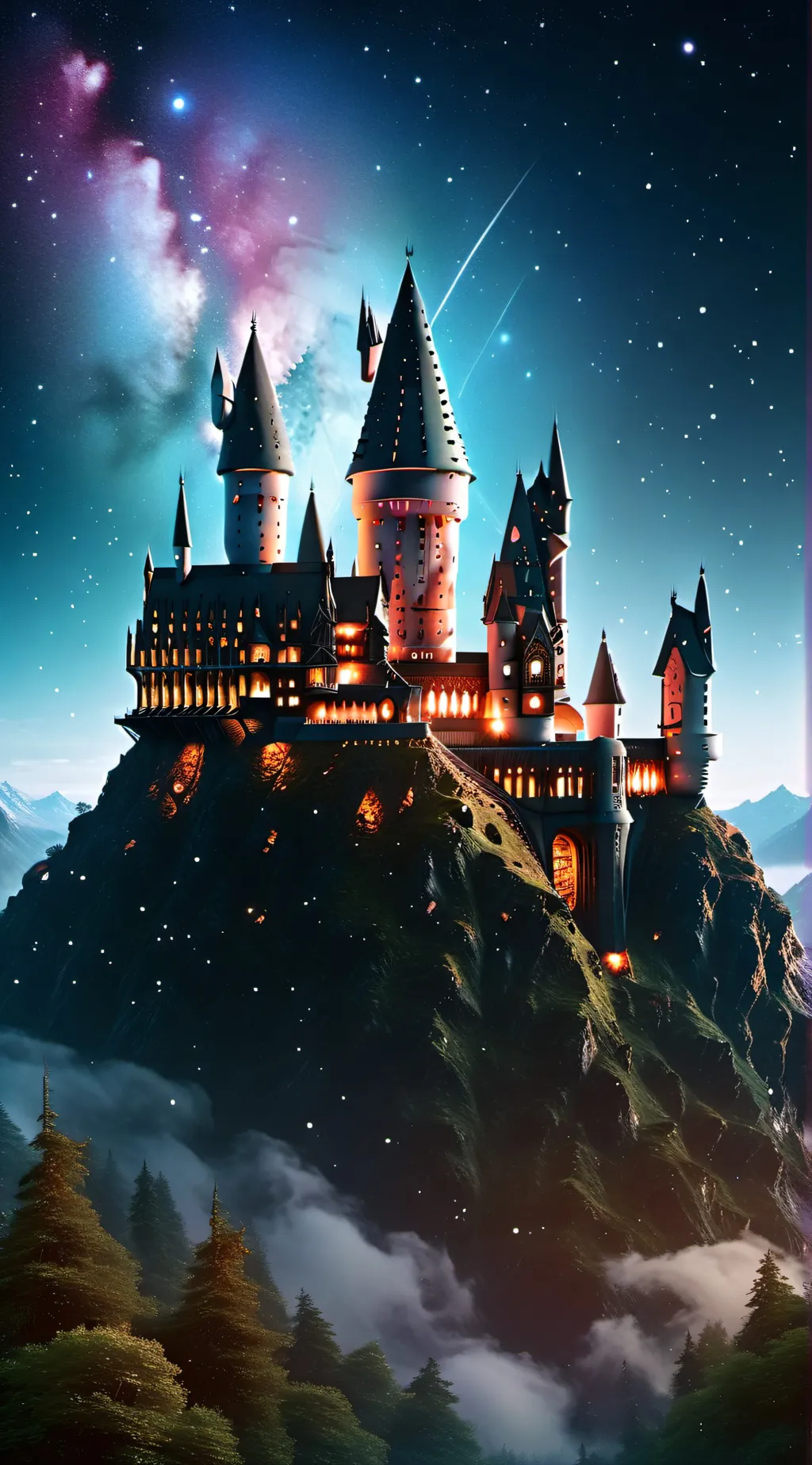 ai character: Hogwarts background