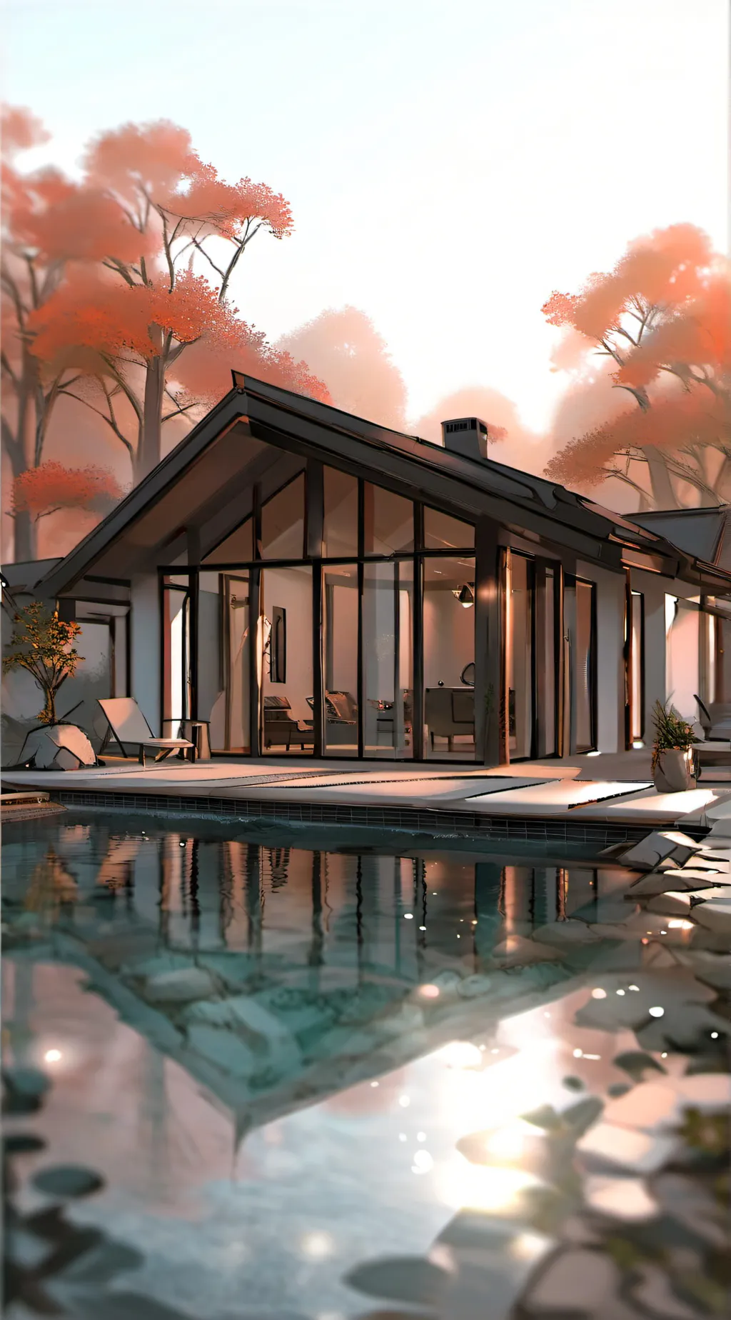 ai character: JJK Pool party background