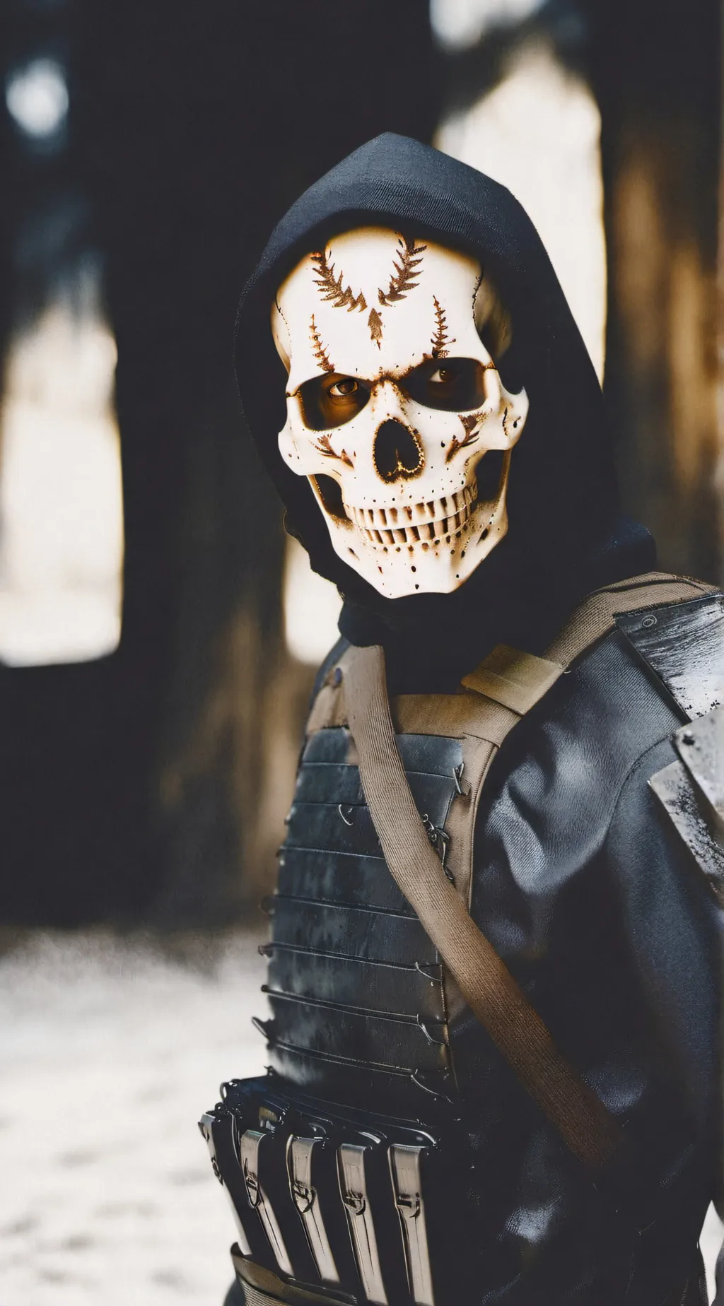 ai character: Simon ghost riley background