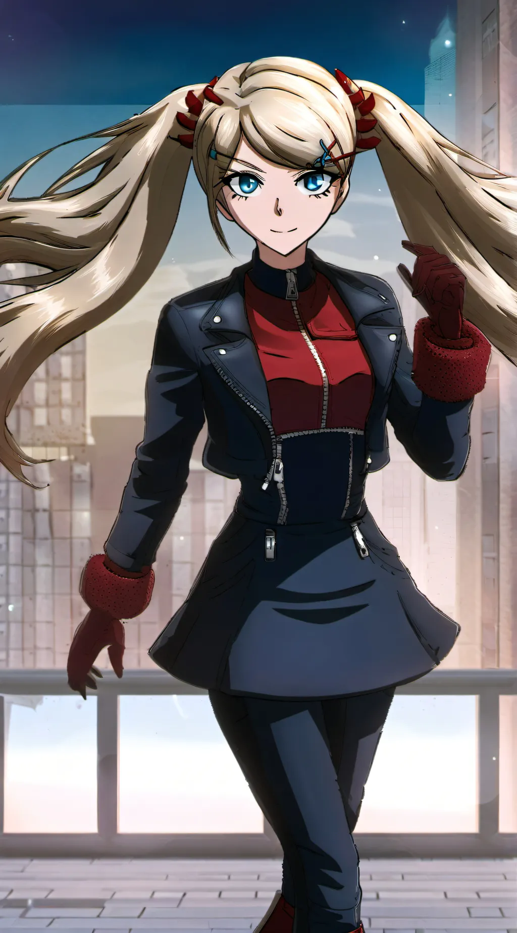 ai character: Ann Takamaki background