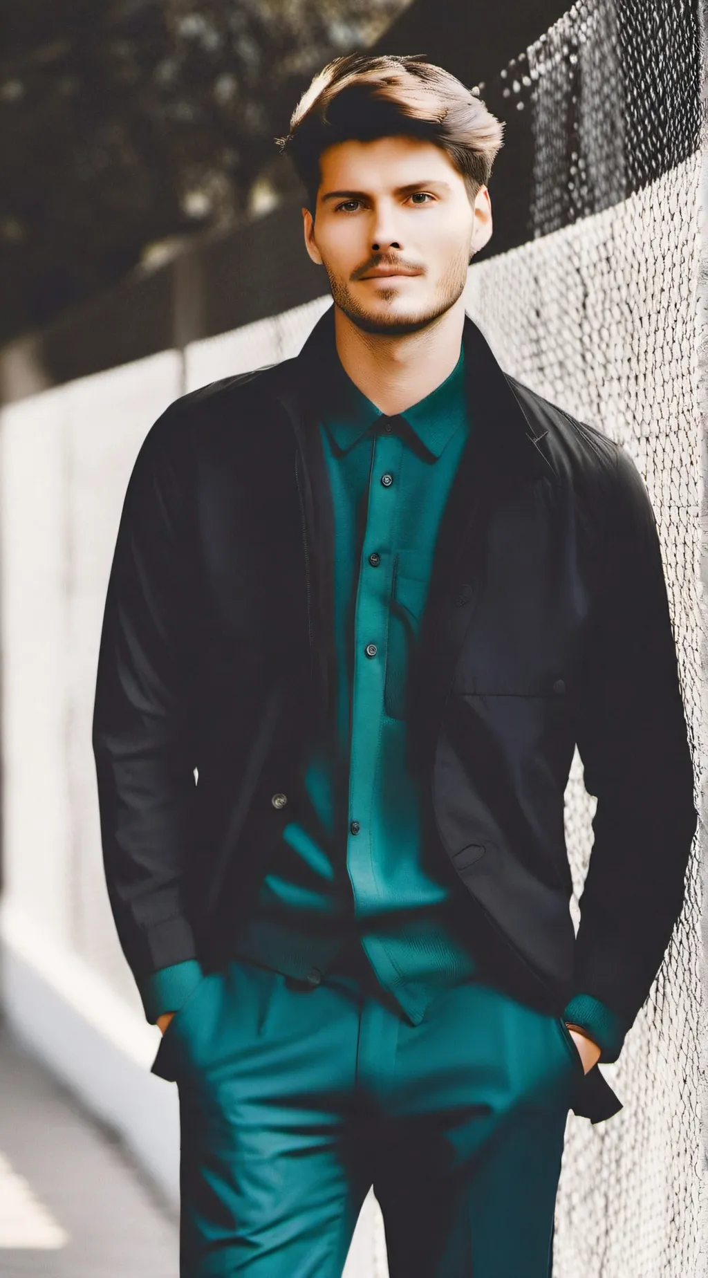 ai character: Bacon background