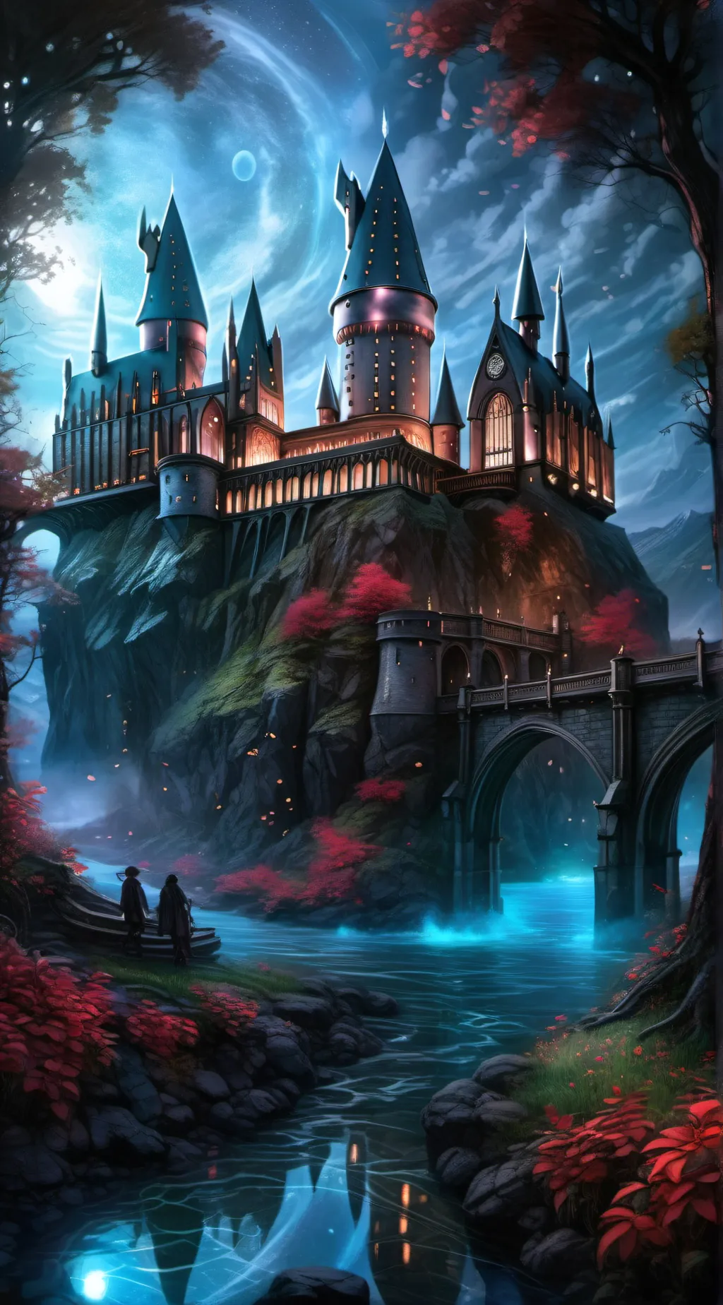 ai character: hogwarts  background