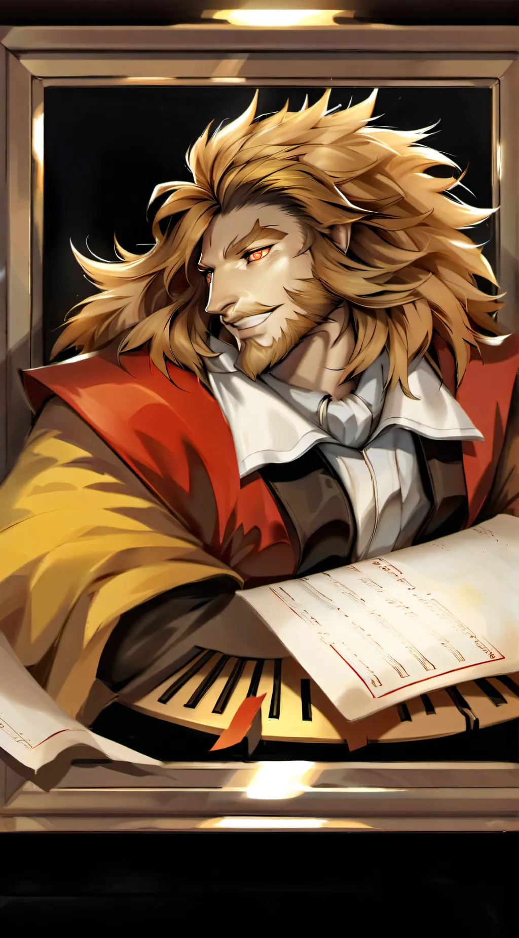 ai character: Leo background