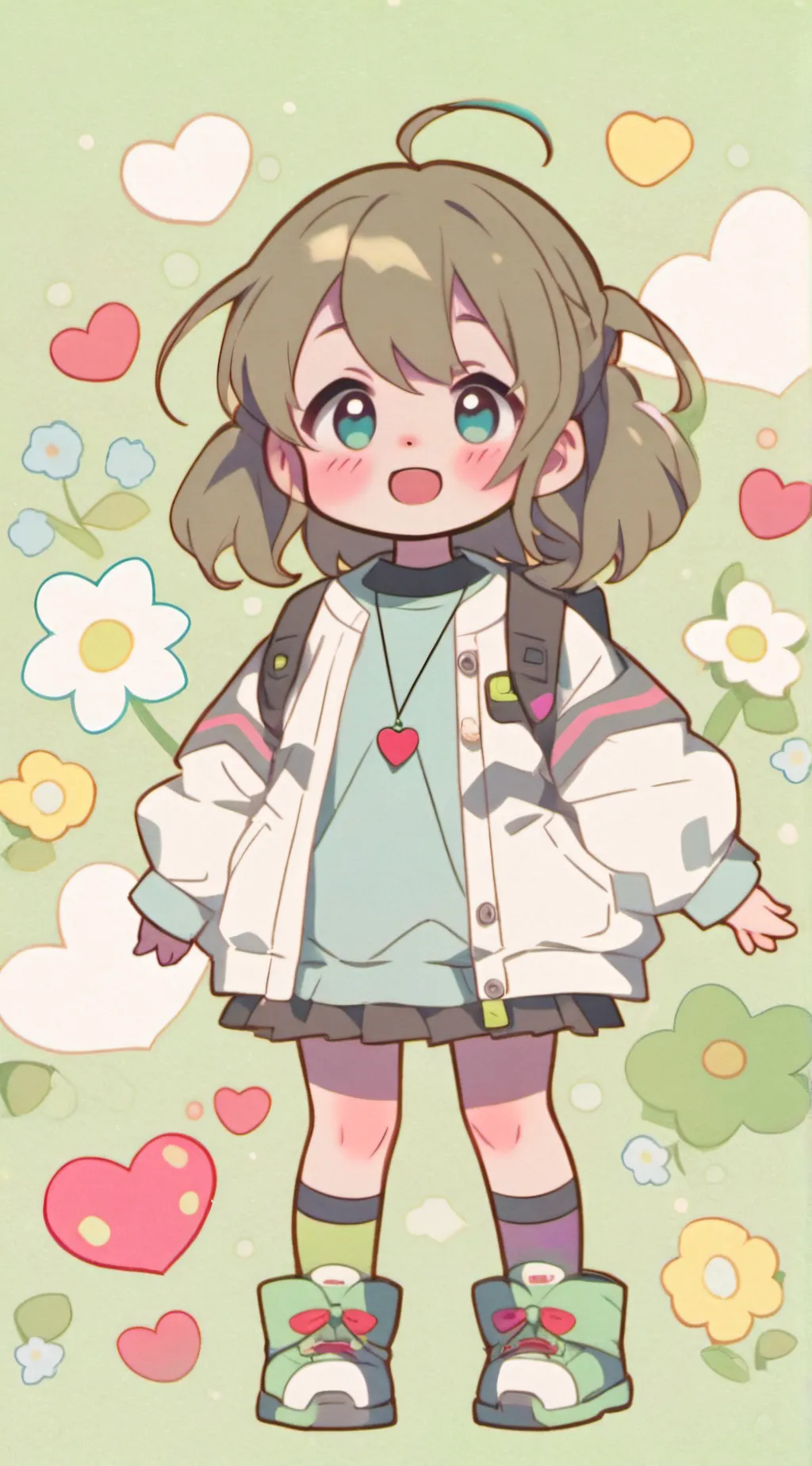 ai character: lily background