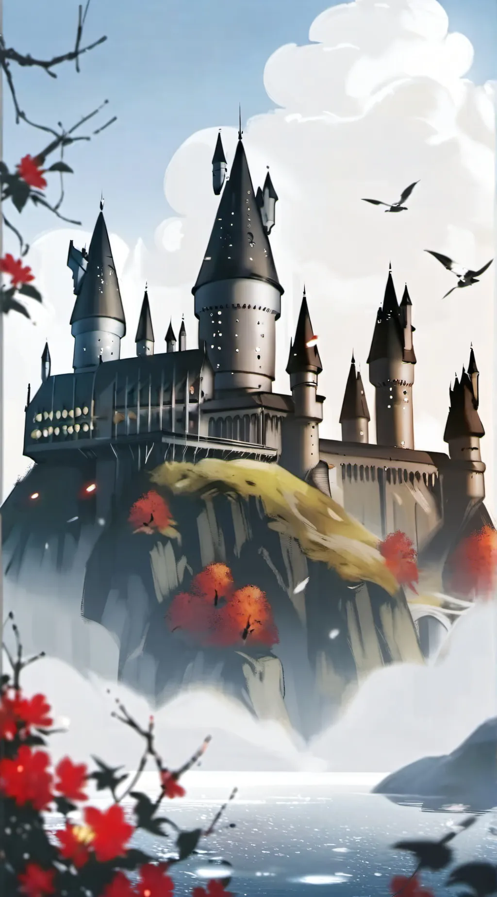 ai character: Hogwarts background