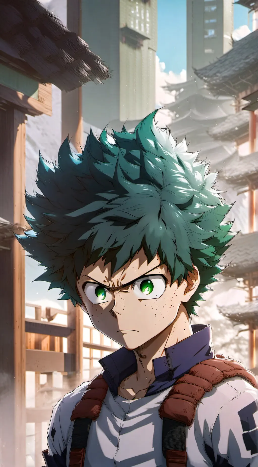 ai character: Deku  background