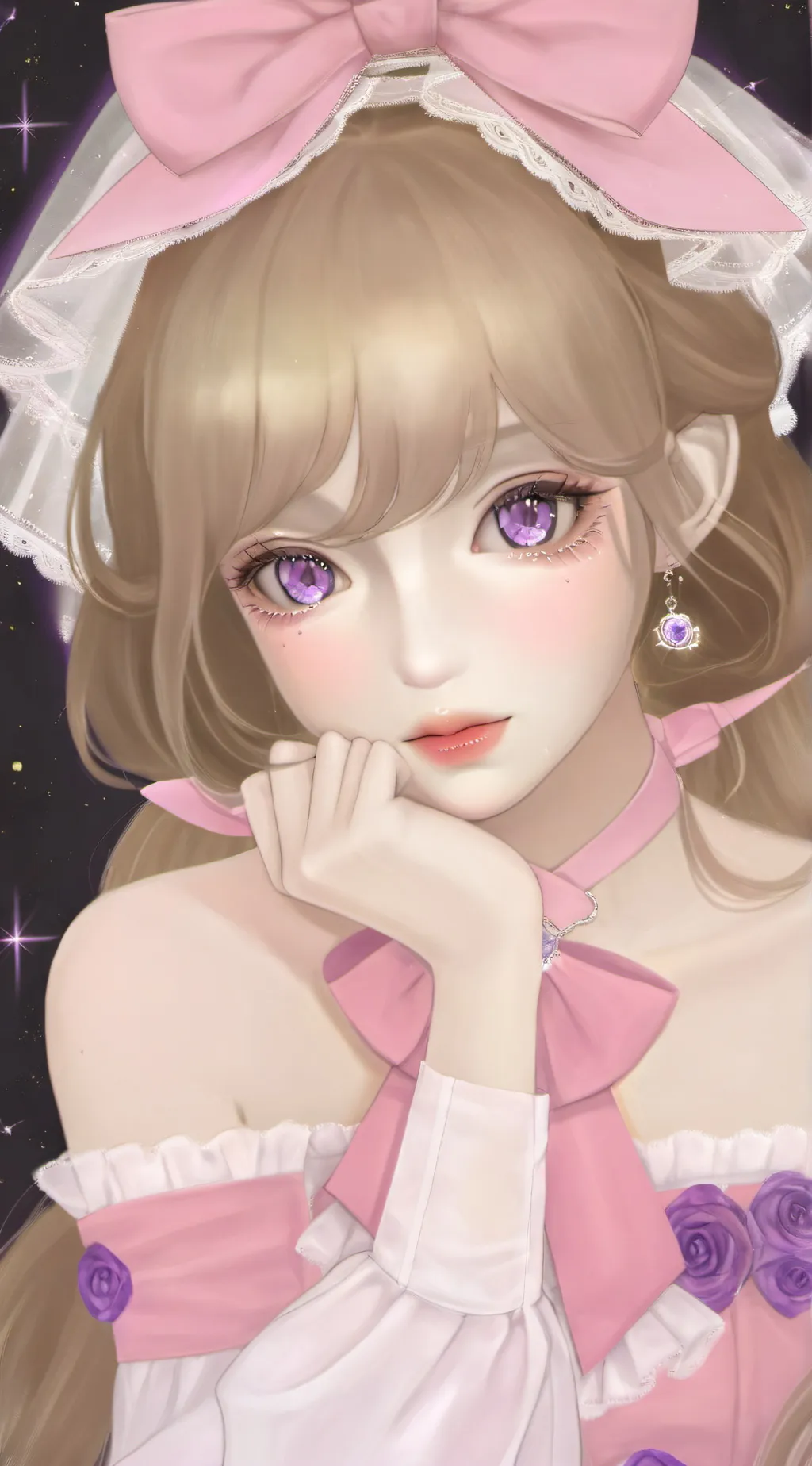 ai character: 🔮🎀 Aubrey 🎀🔮 background