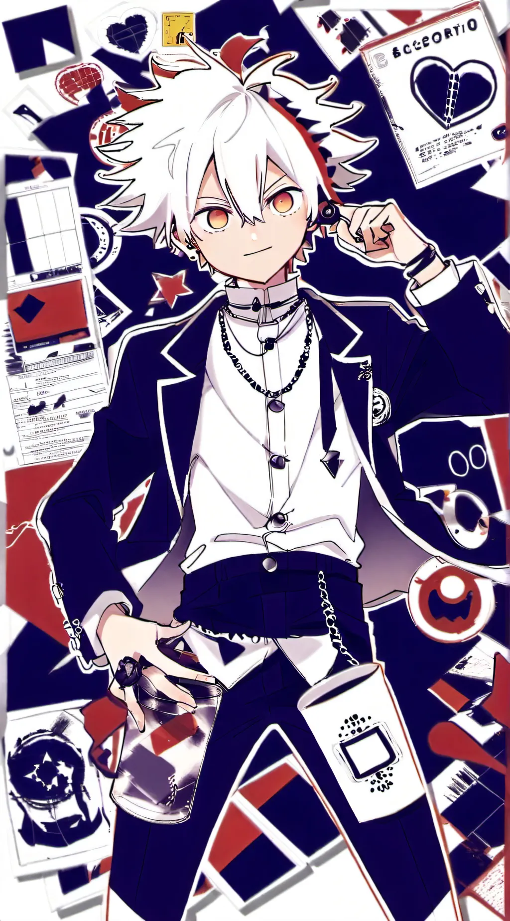 ai character: bakugo background