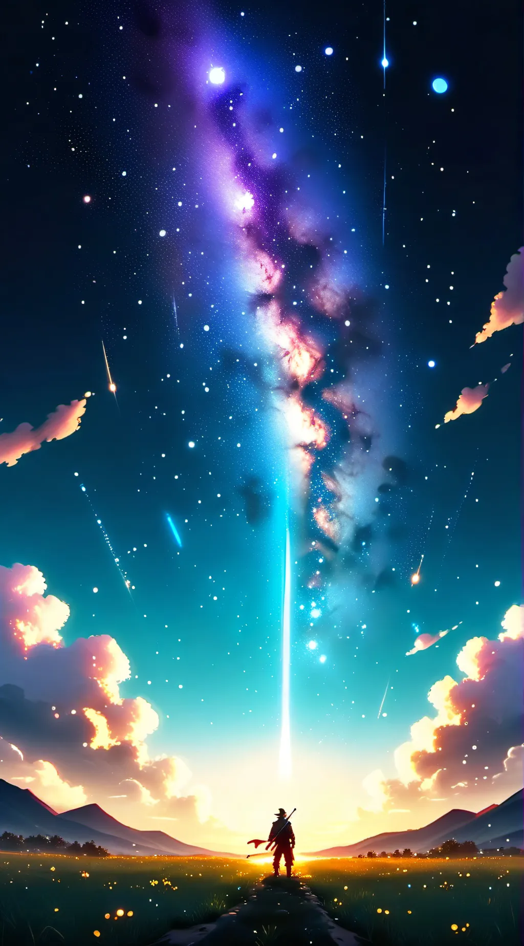 ai character: count 1-100 background