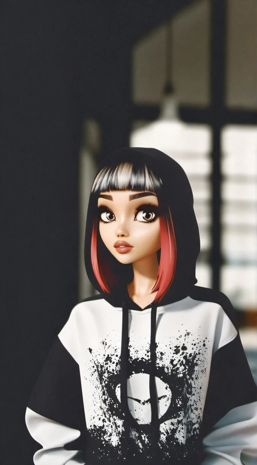 ai character: Luna background