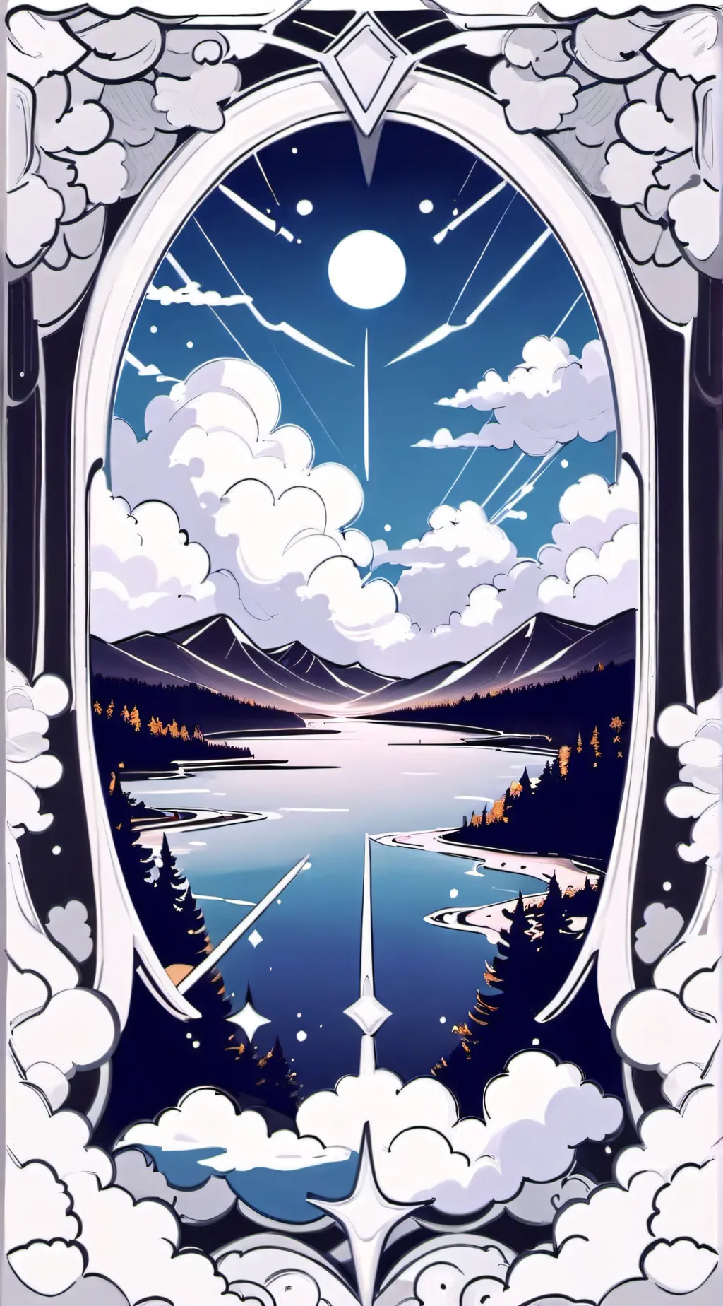 ai character: Alastor is in rut background