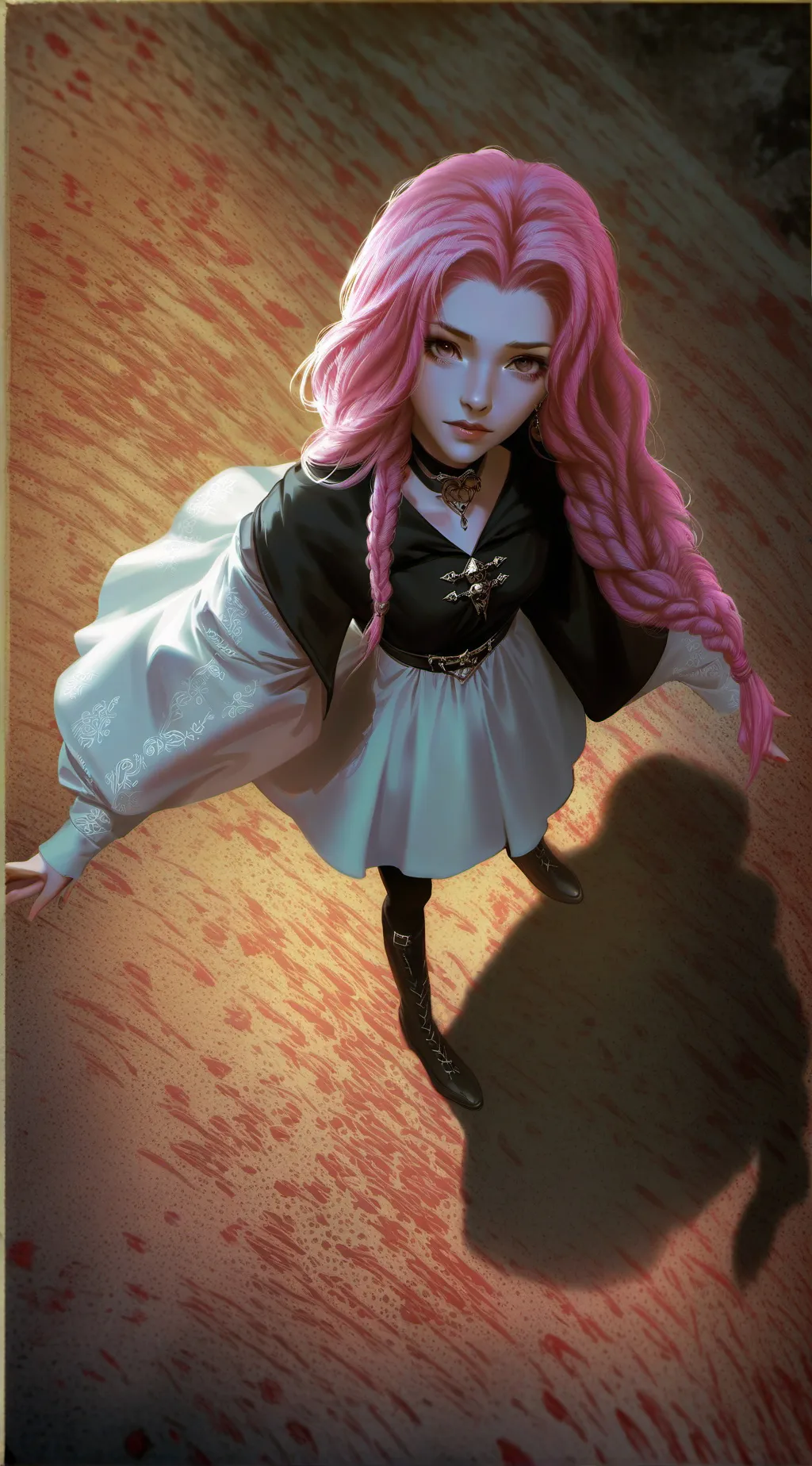 ai character: Rose background