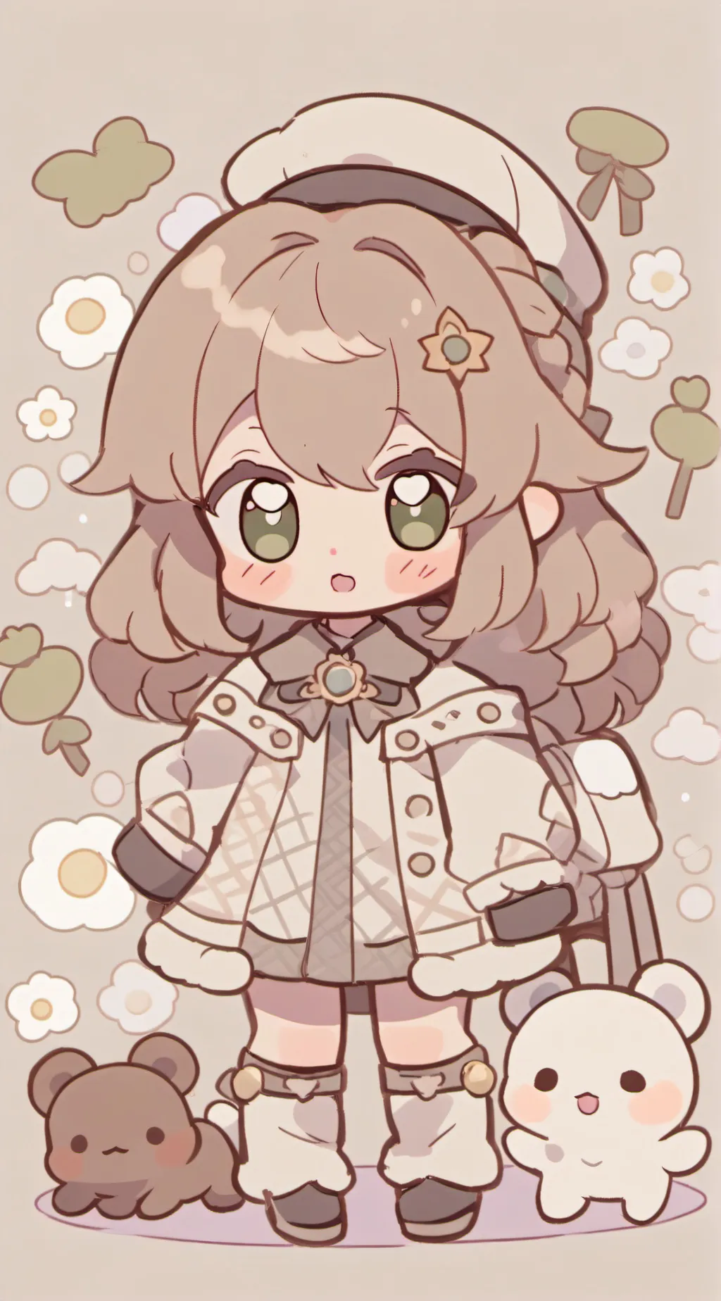 ai character: baby background