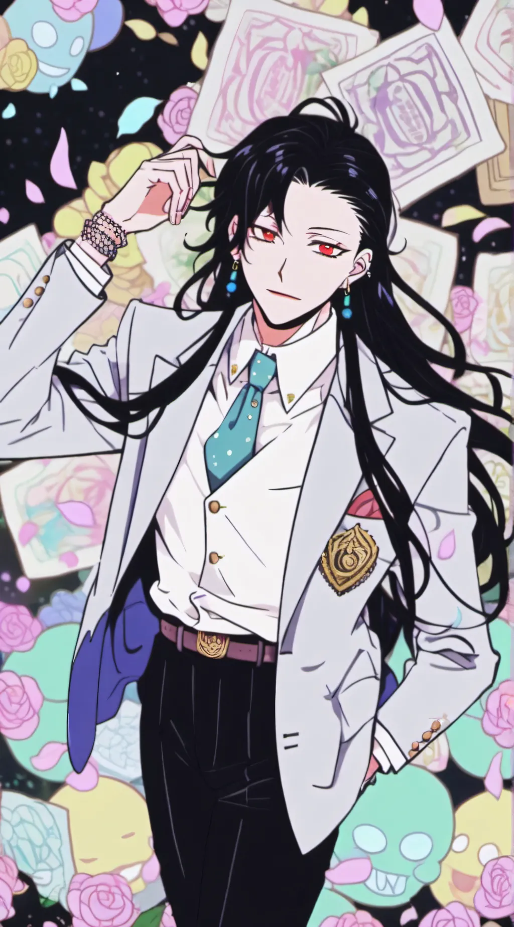 ai character: leon background