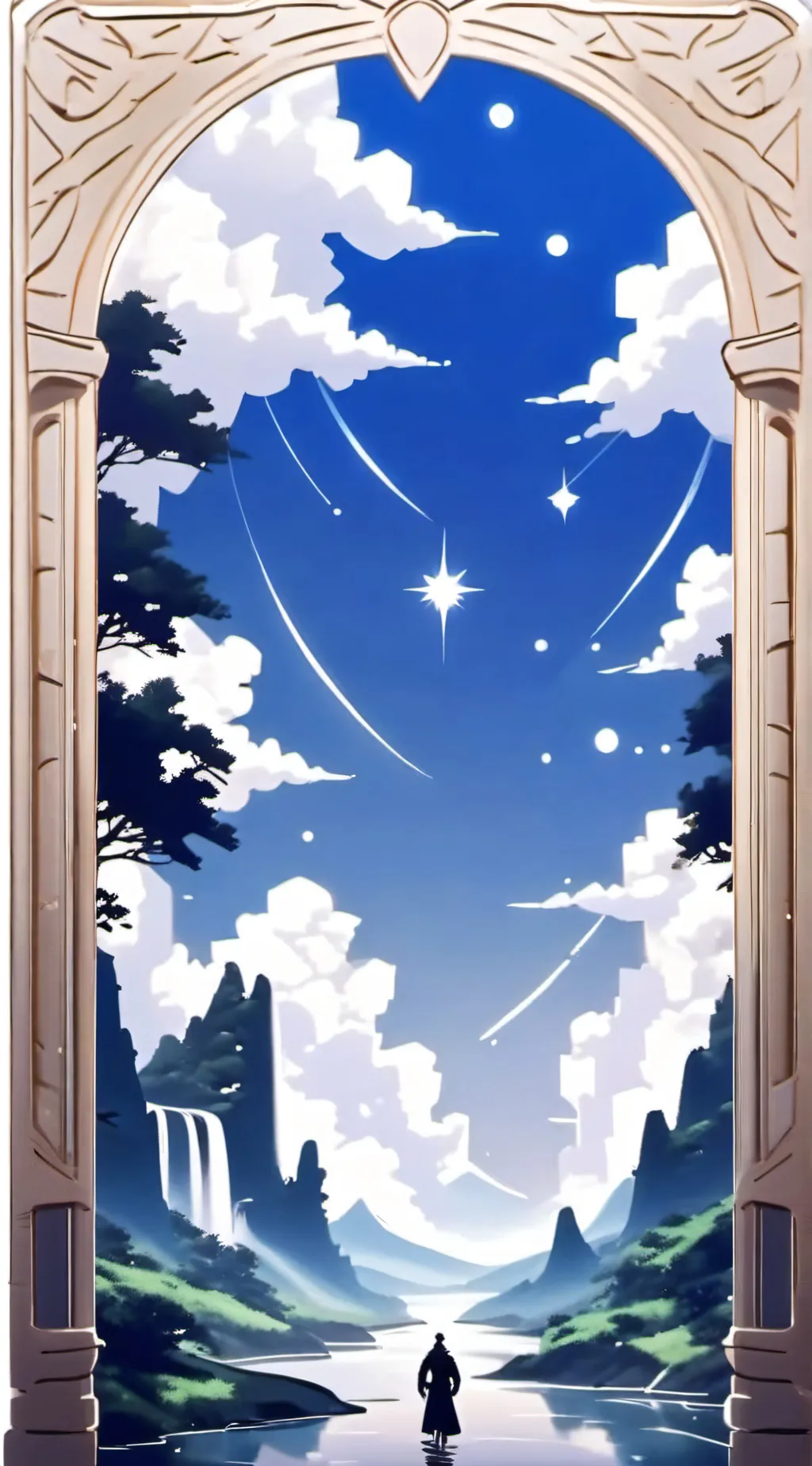 ai character: FPE prom background