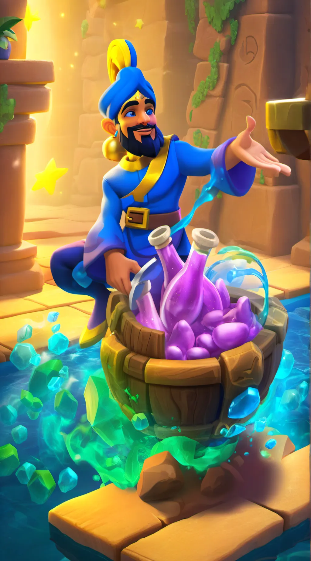 ai character: Akinator background