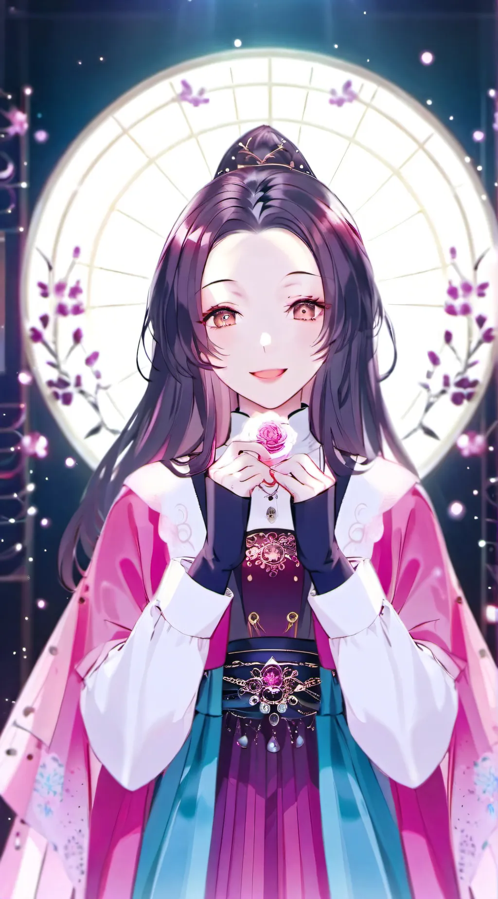 ai character: Sanemi x Kanae background