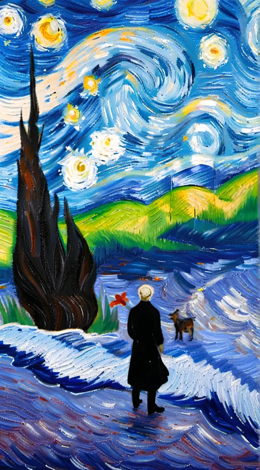 ai character: DoodleSphere background