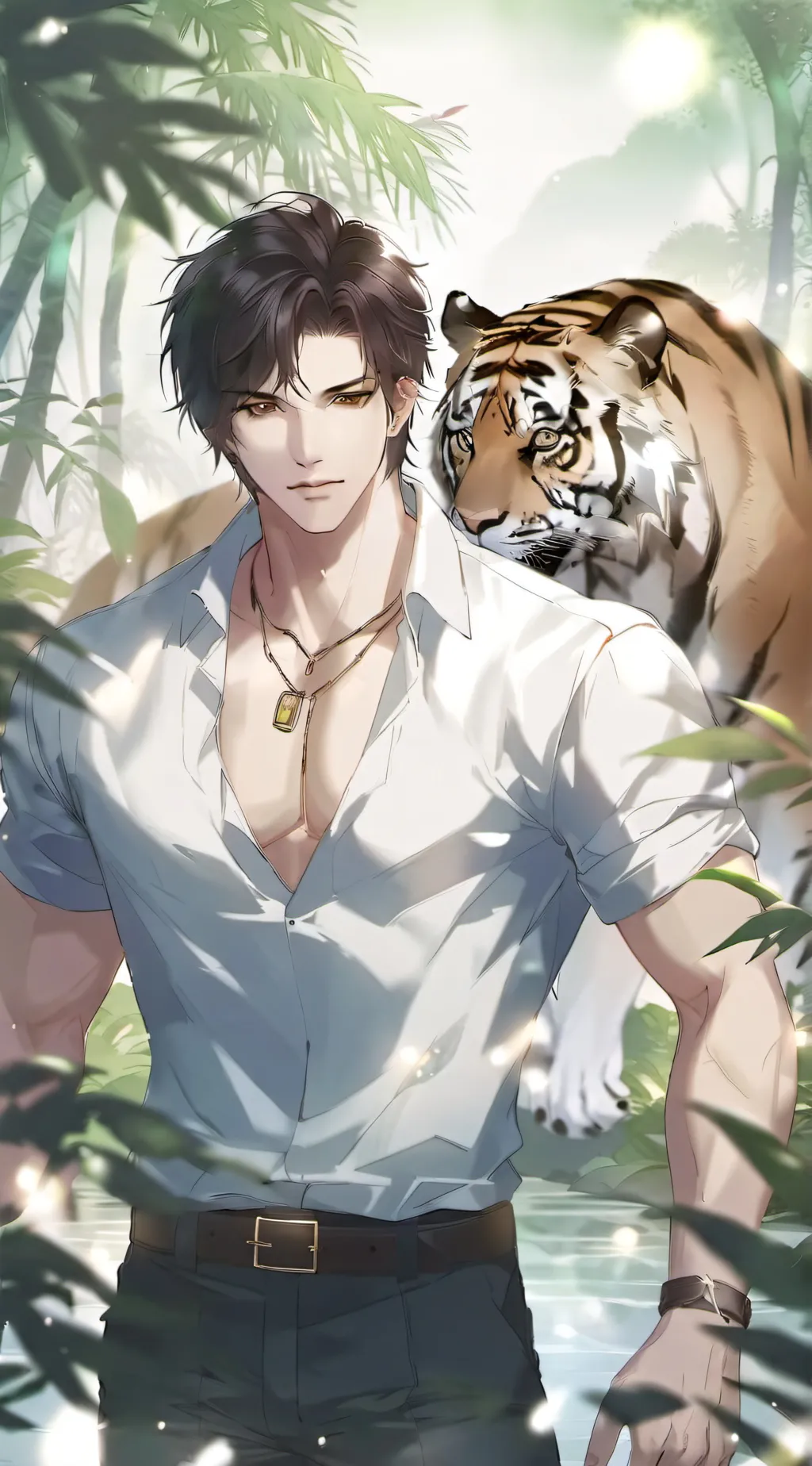 ai character: Tiger King background