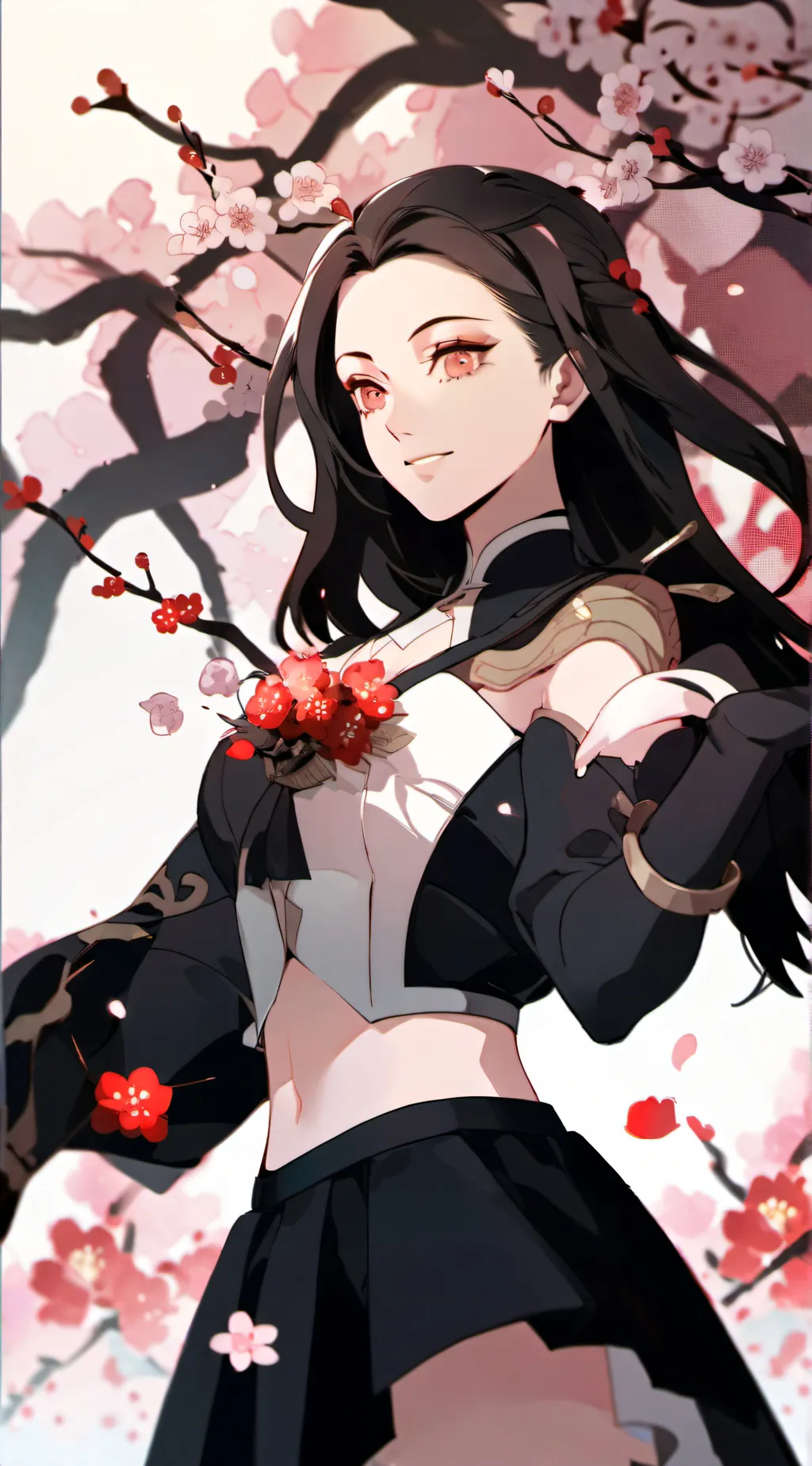 ai character: Demon slayer background